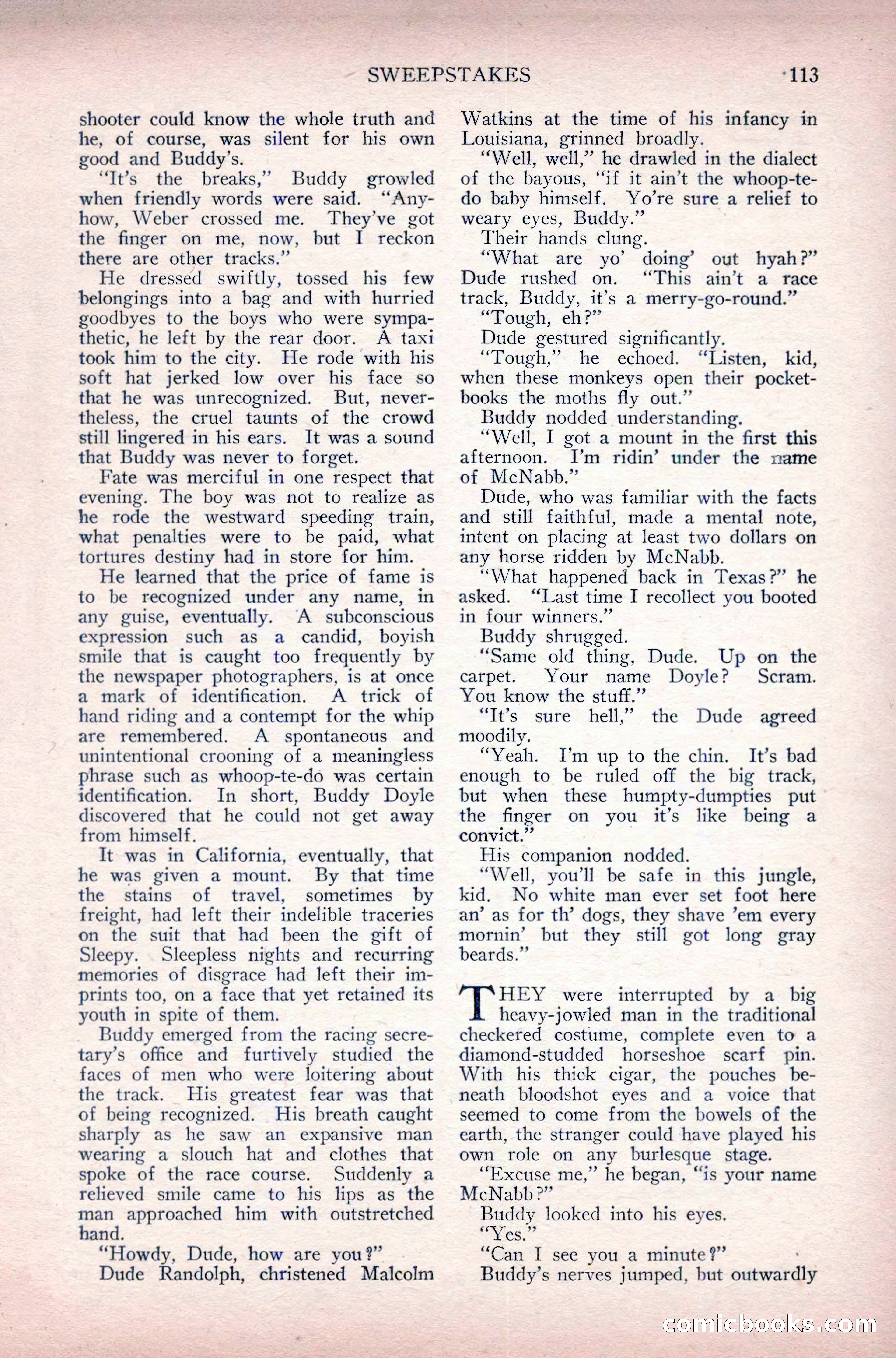 Complete Movie Novel Magazine, August 1931 — page 113 of 148