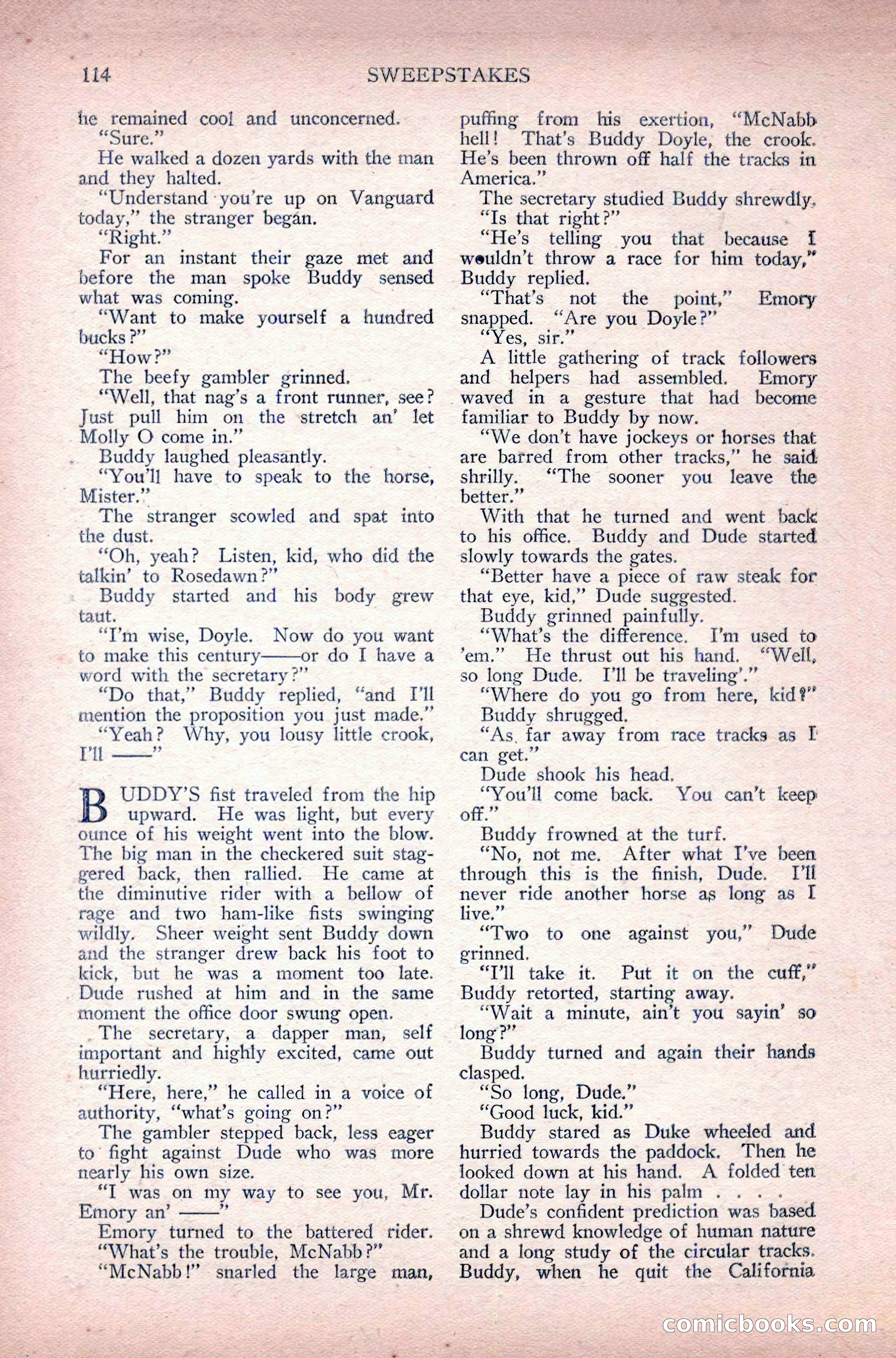 Complete Movie Novel Magazine, August 1931 — page 114 of 148
