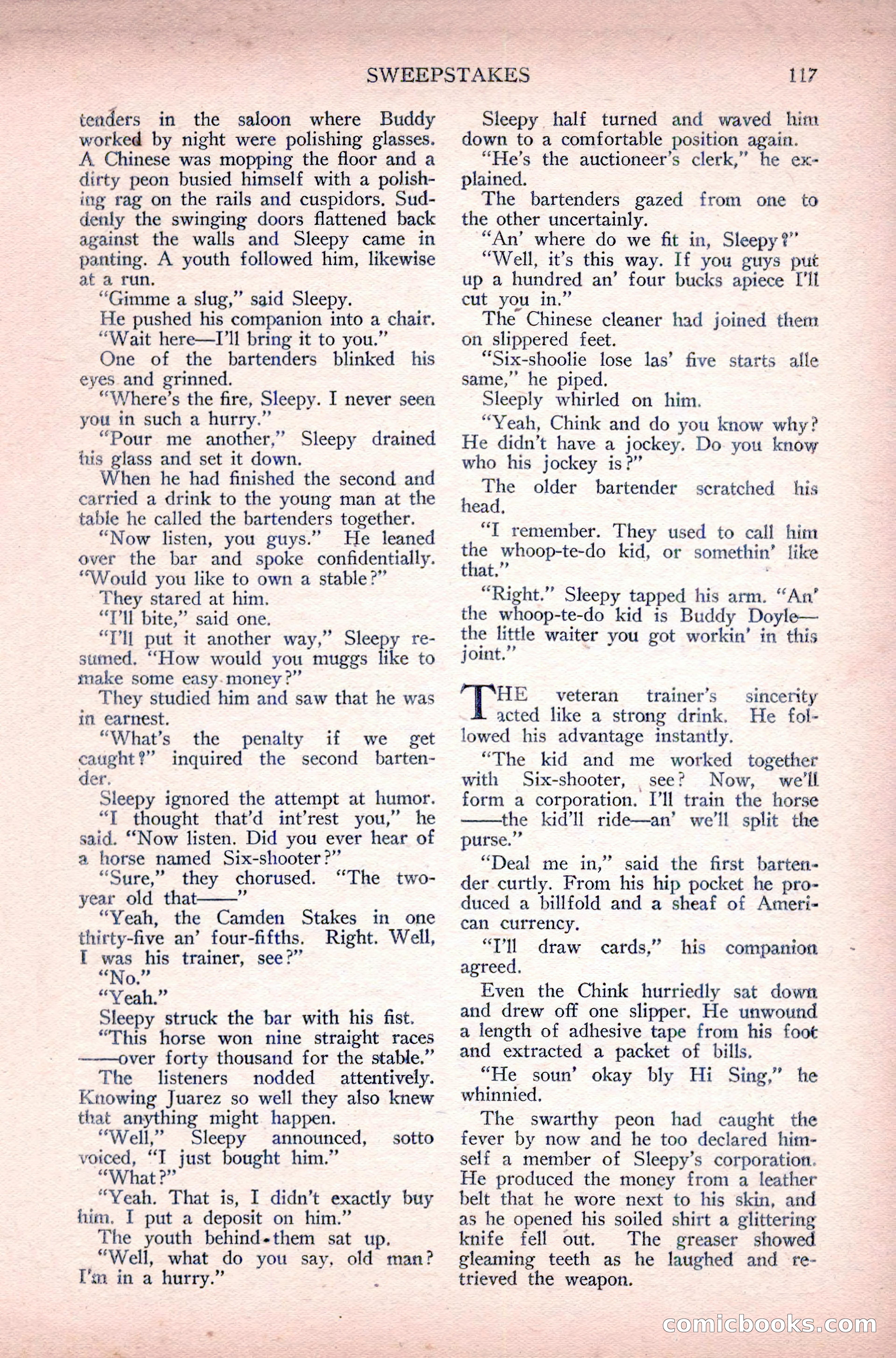 Complete Movie Novel Magazine, August 1931 — page 117 of 148