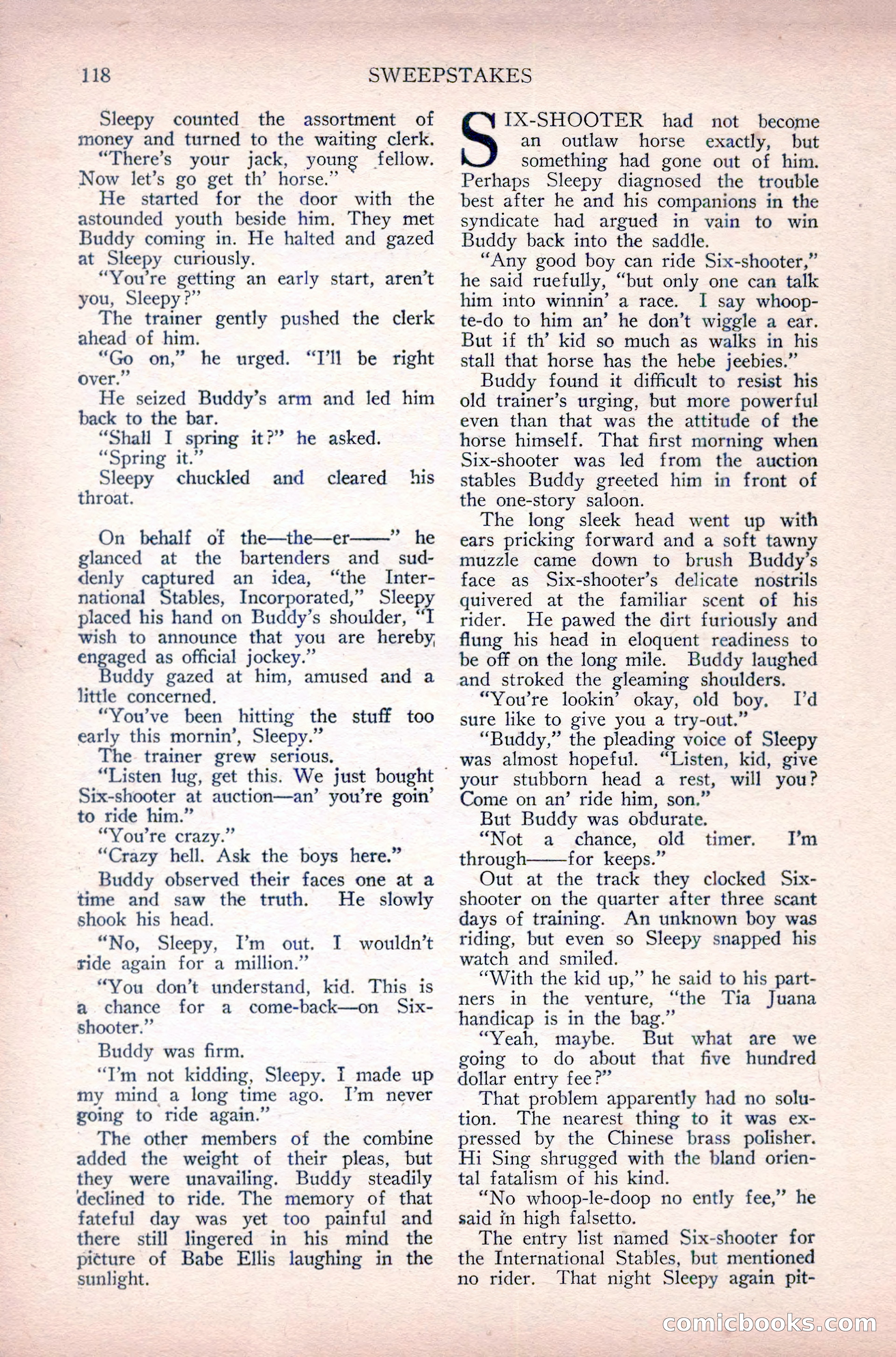 Complete Movie Novel Magazine, August 1931 — page 118 of 148