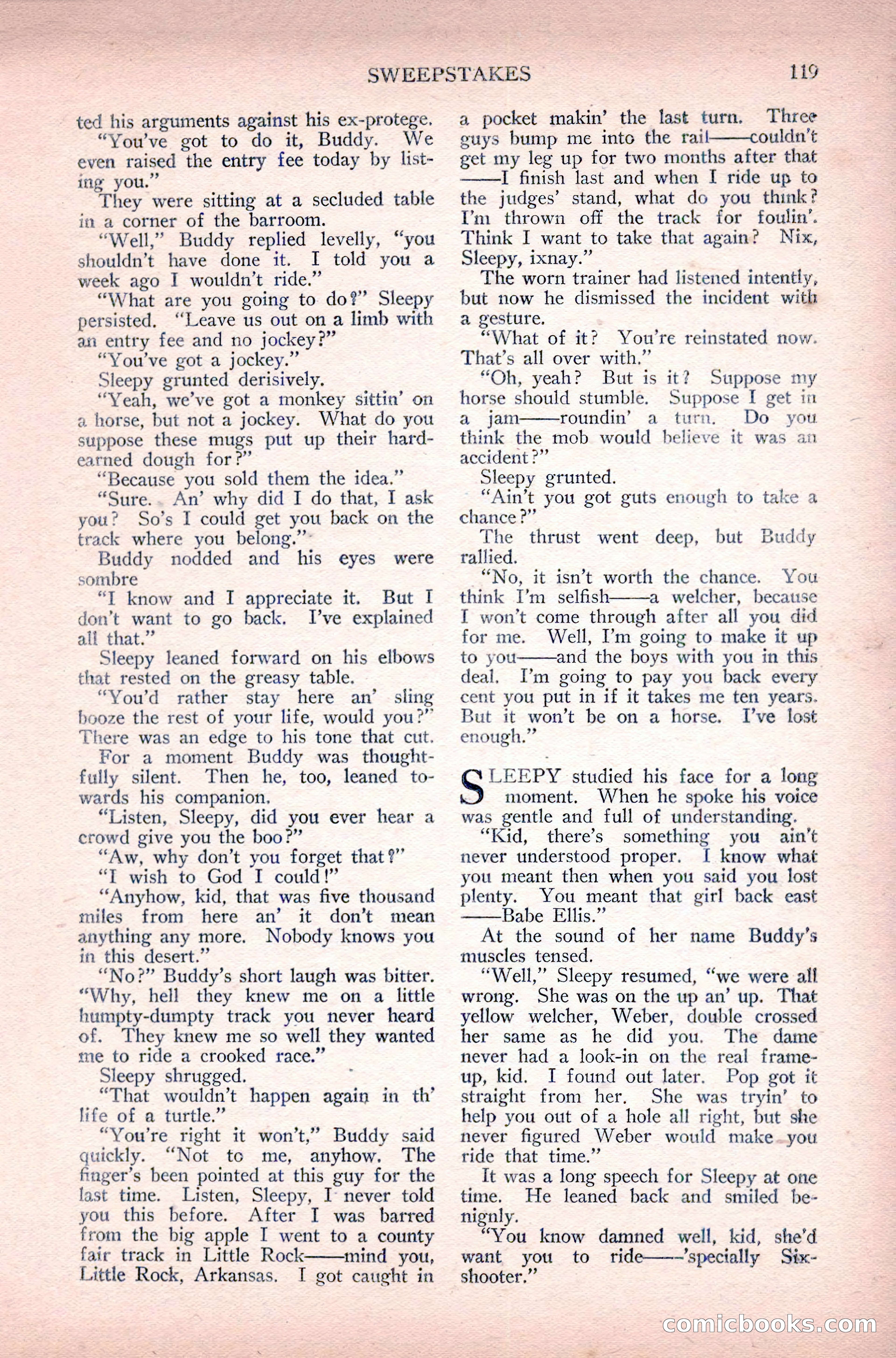 Complete Movie Novel Magazine, August 1931 — page 119 of 148