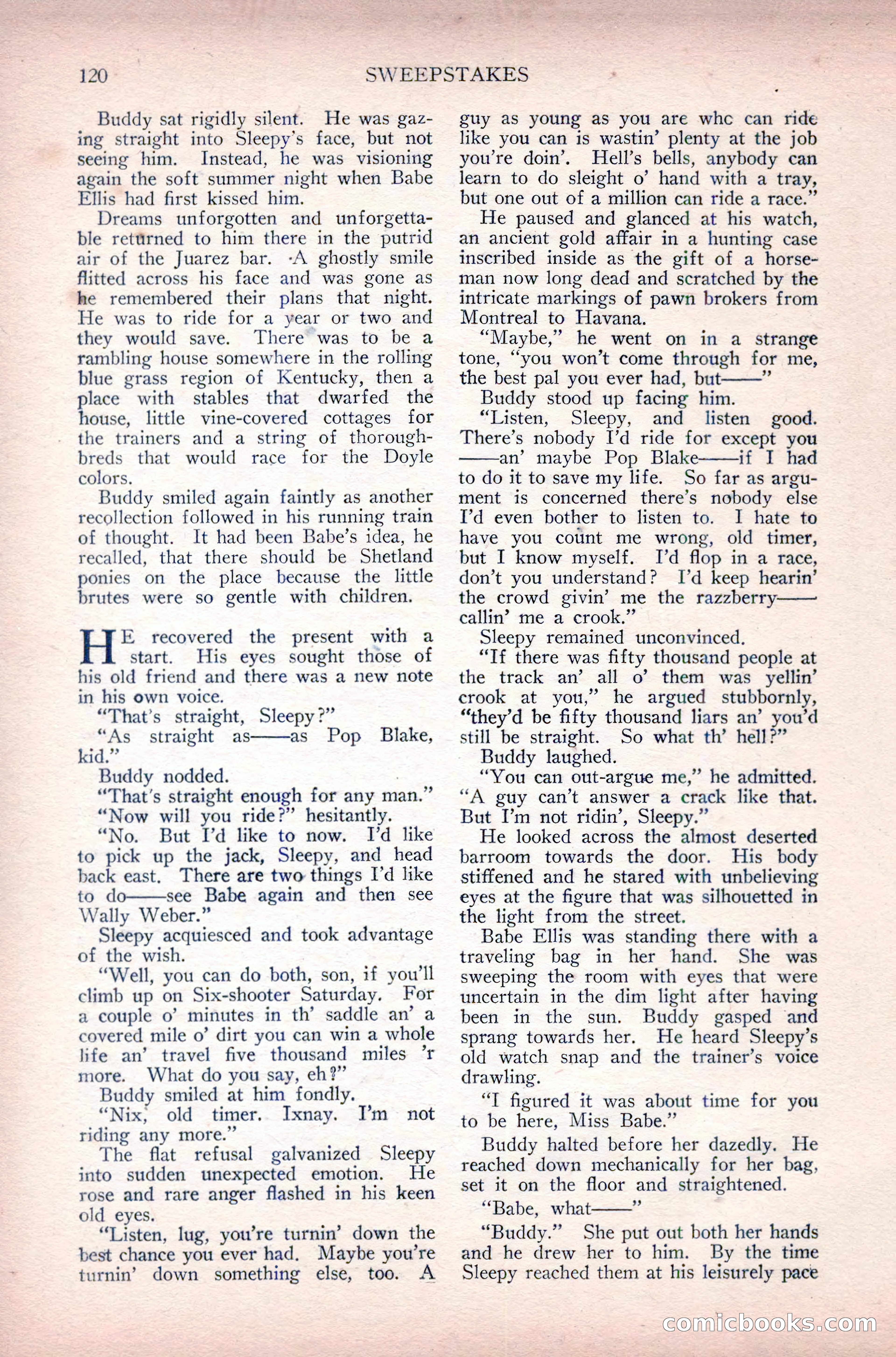 Complete Movie Novel Magazine, August 1931 — page 120 of 148