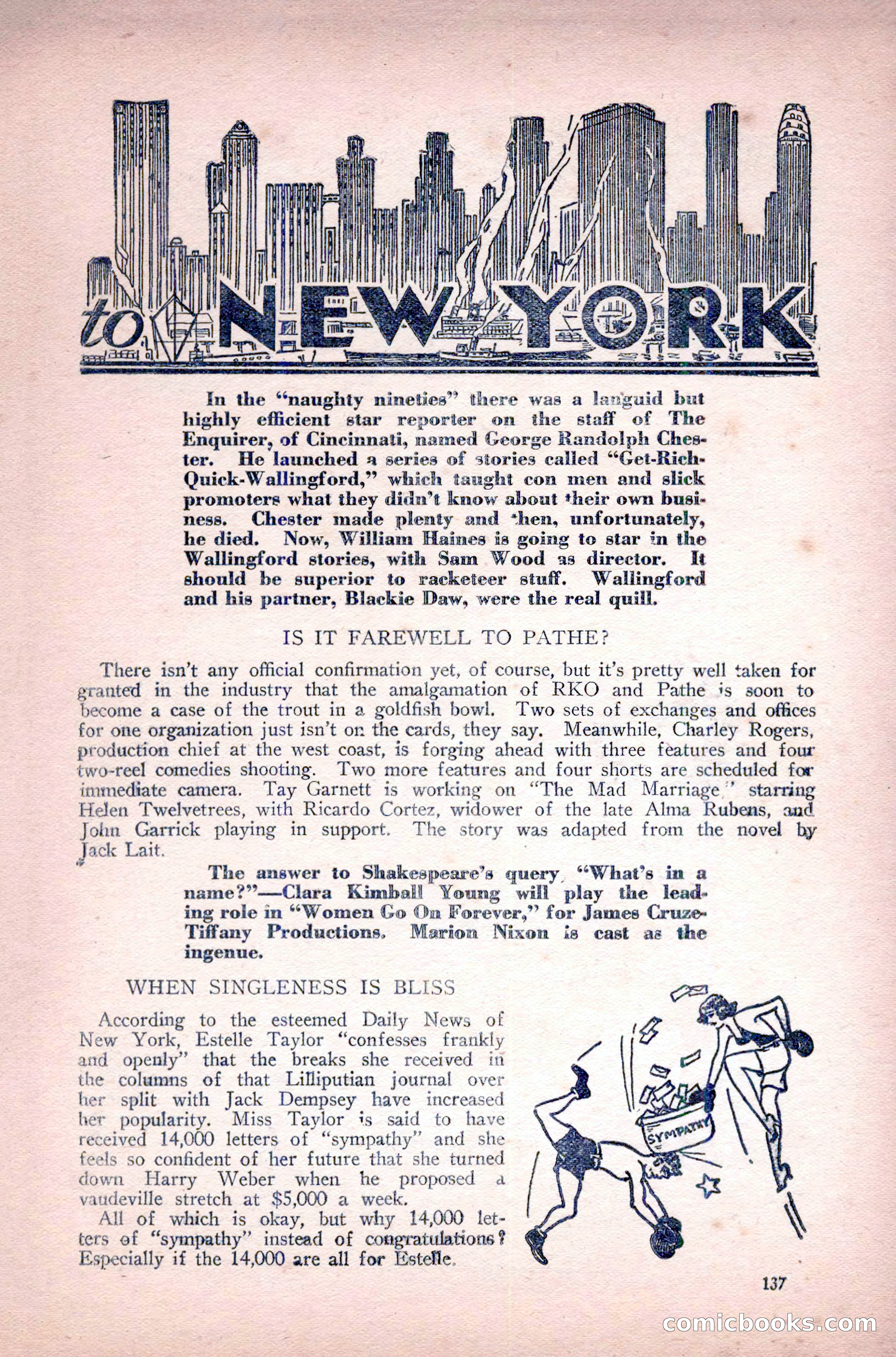 Complete Movie Novel Magazine, August 1931 — page 137 of 148