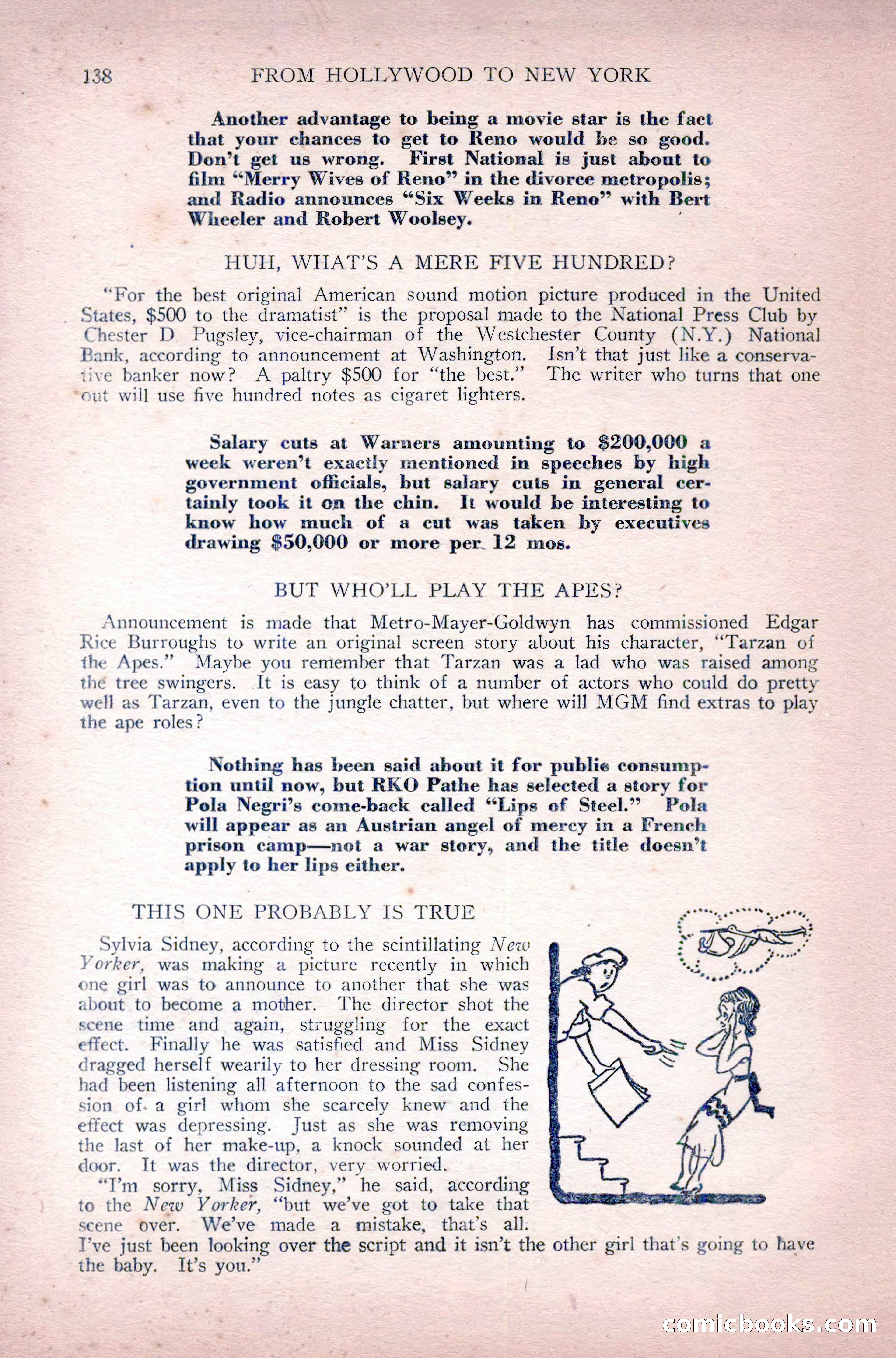 Complete Movie Novel Magazine, August 1931 — page 138 of 148