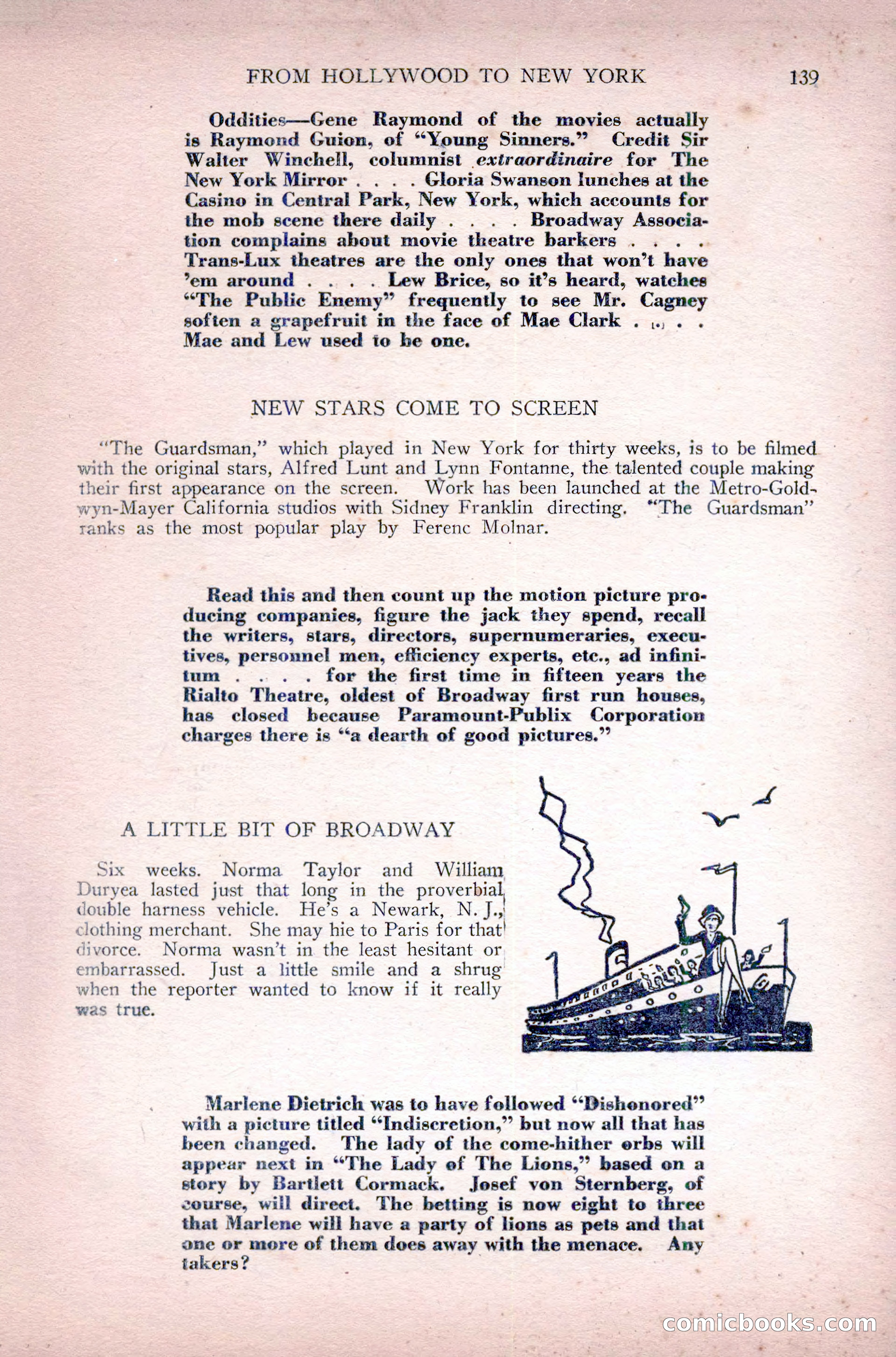 Complete Movie Novel Magazine, August 1931 — page 139 of 148