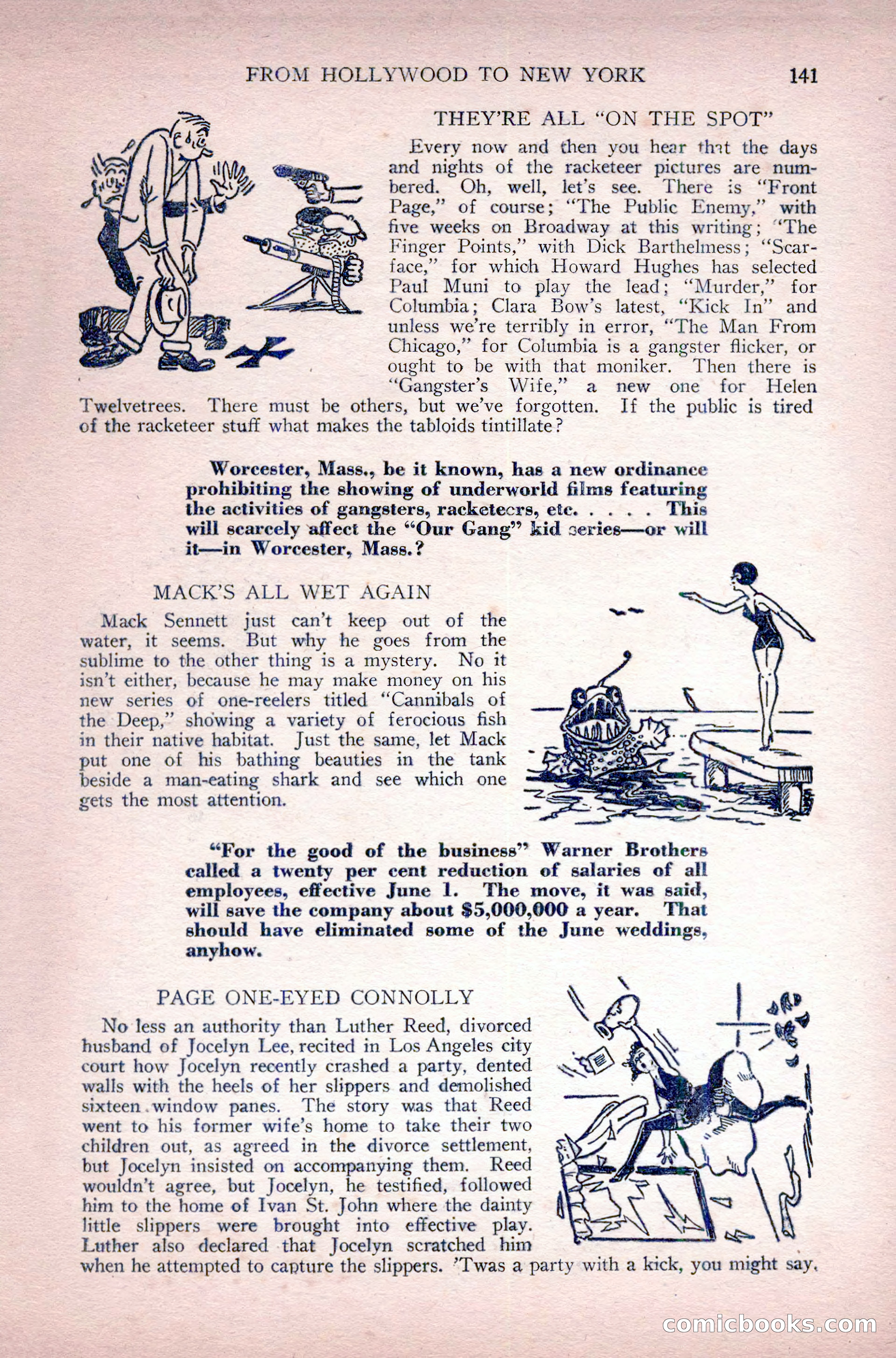 Complete Movie Novel Magazine, August 1931 — page 141 of 148