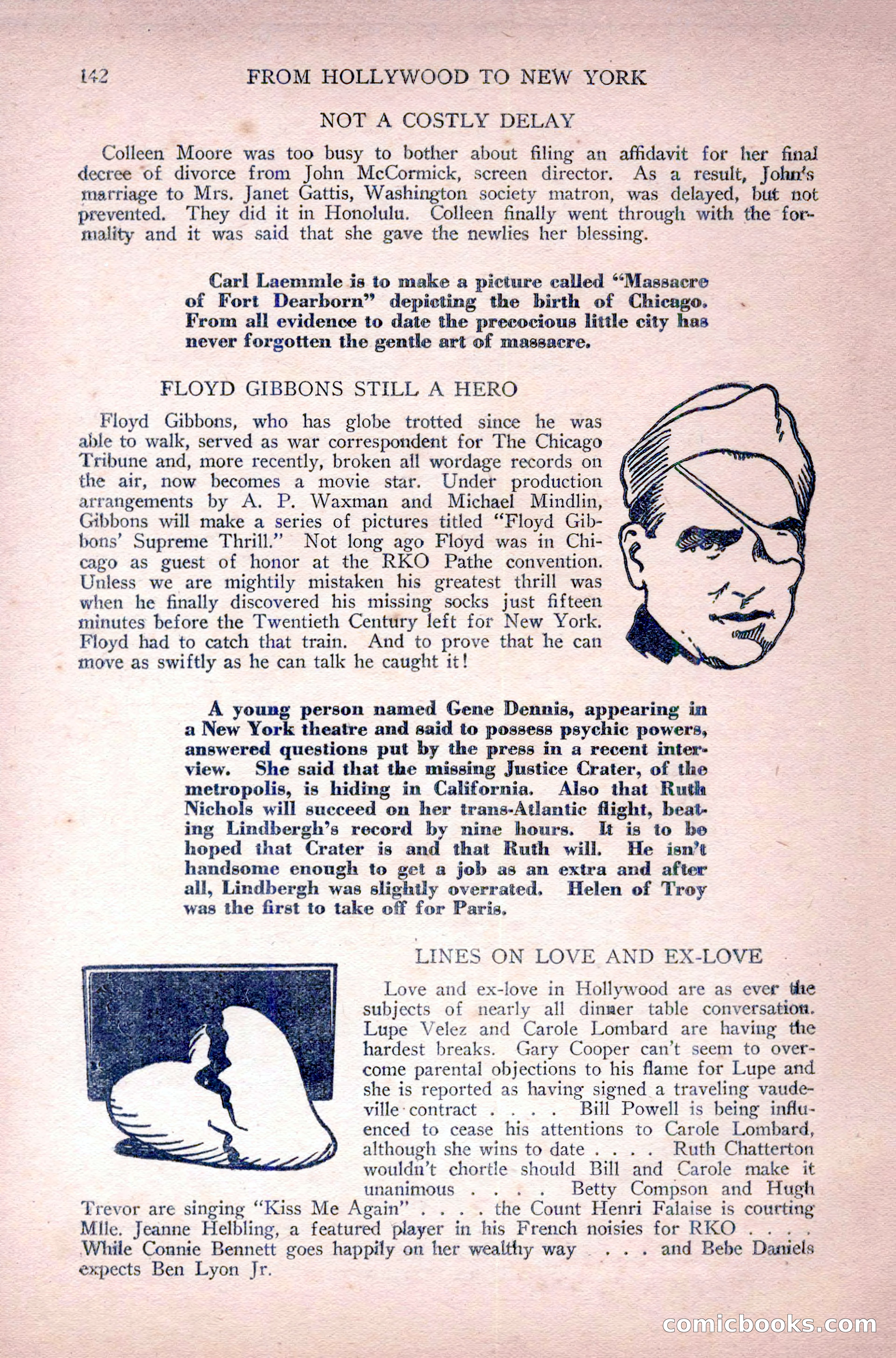 Complete Movie Novel Magazine, August 1931 — page 142 of 148