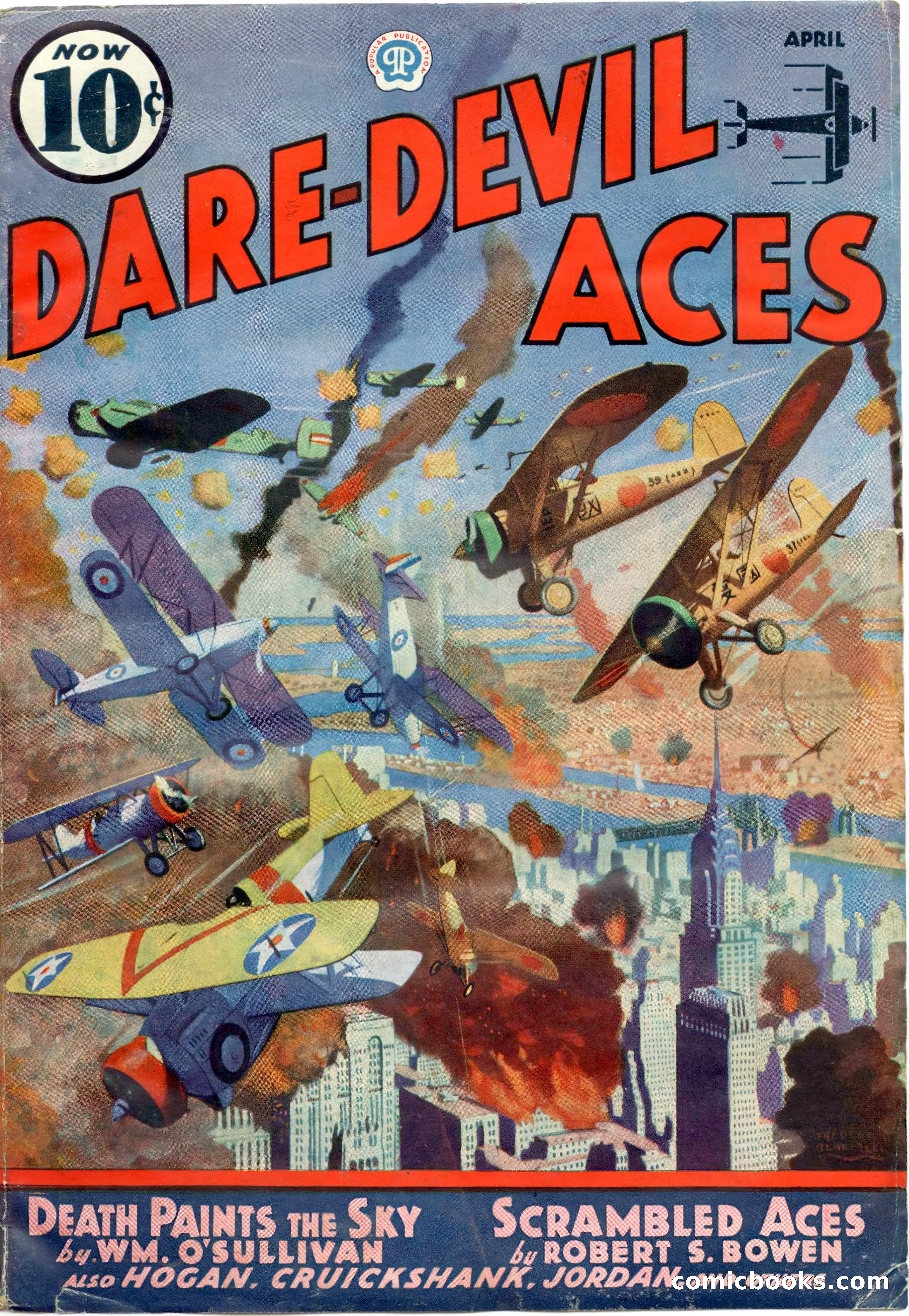 Dare-Devil Aces, April 1937