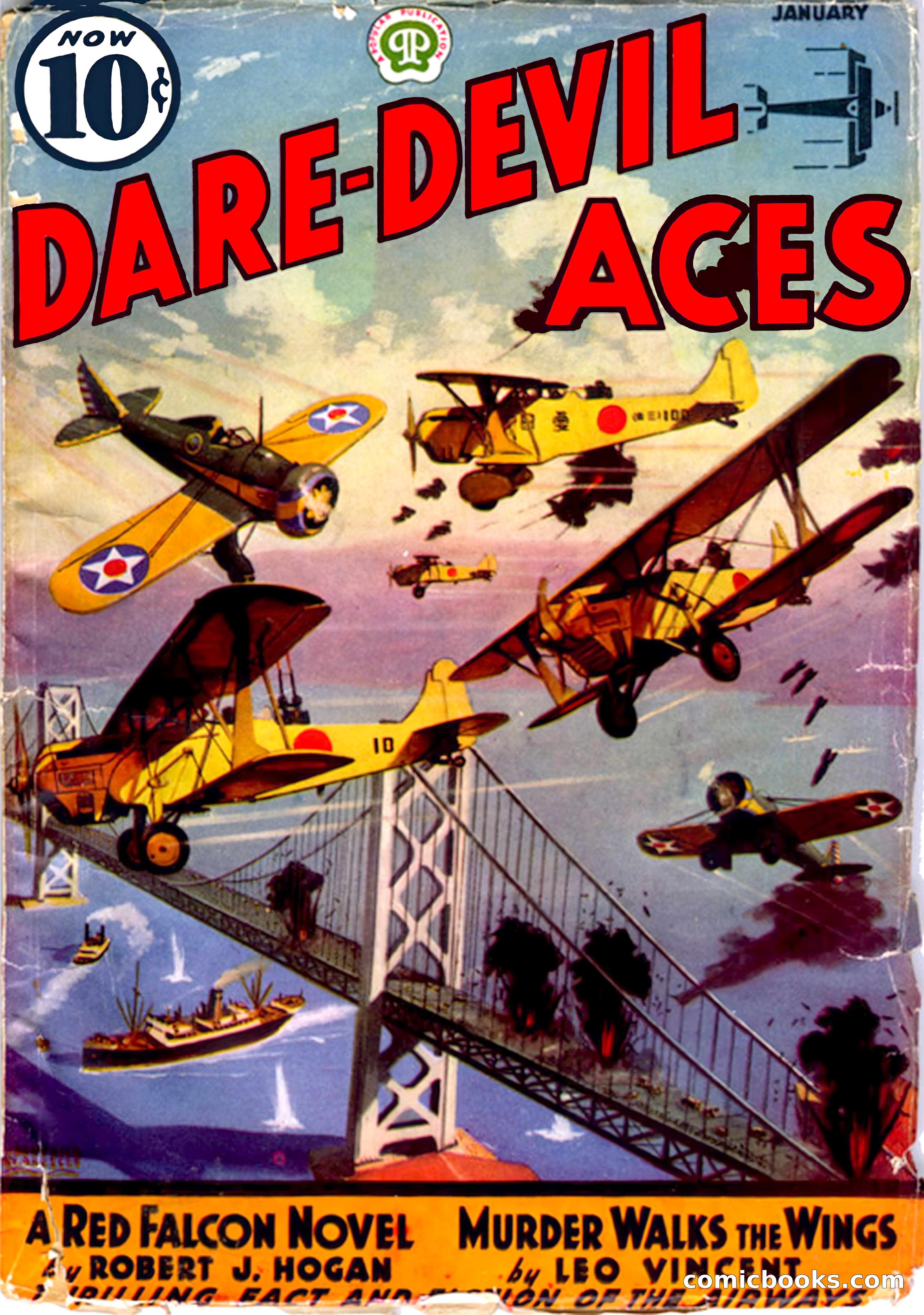 Dare-Devil Aces, January 1938