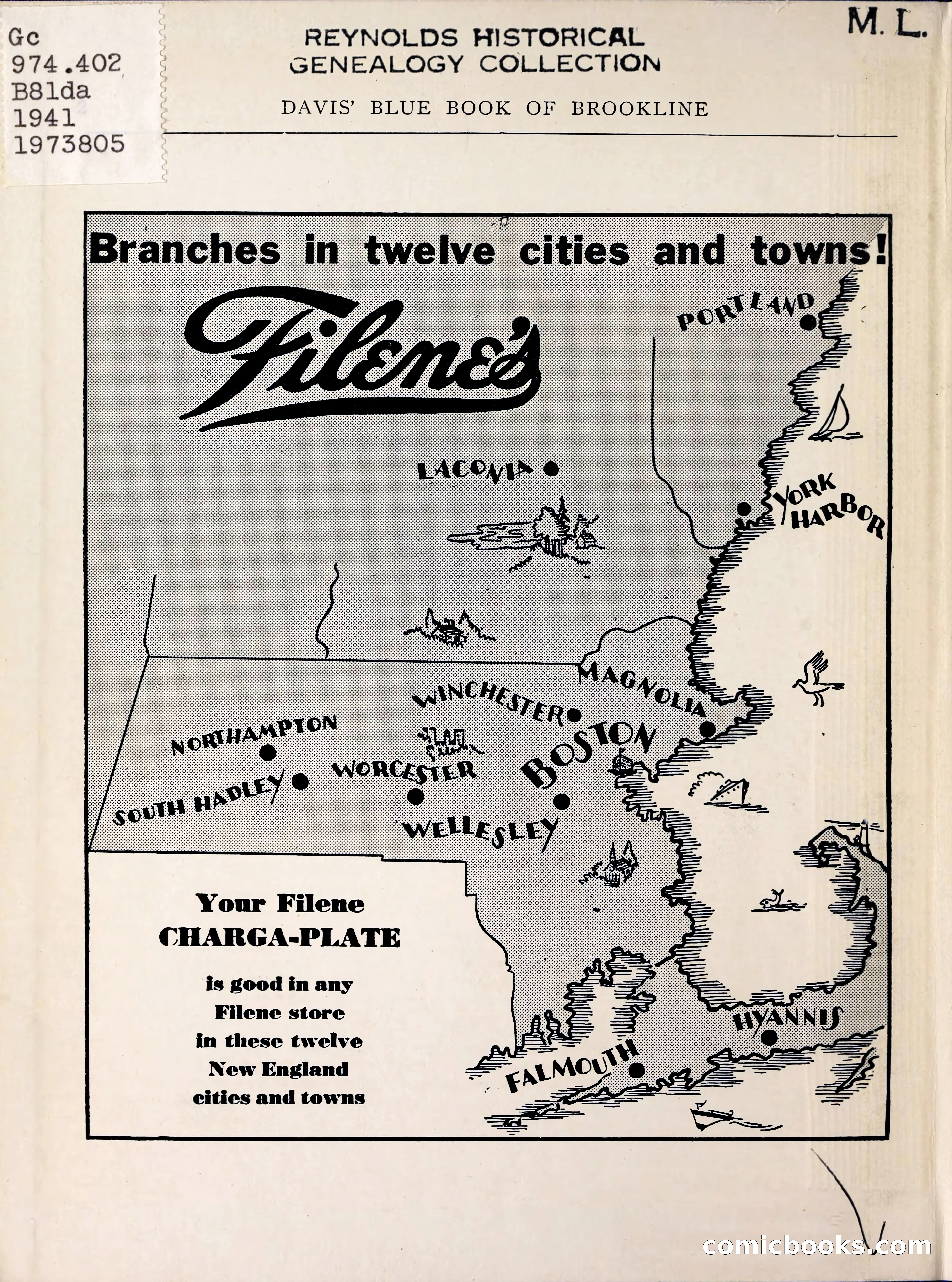 Davis' Blue Book of Brookline, Wellesley and Weston — page 2 of 224