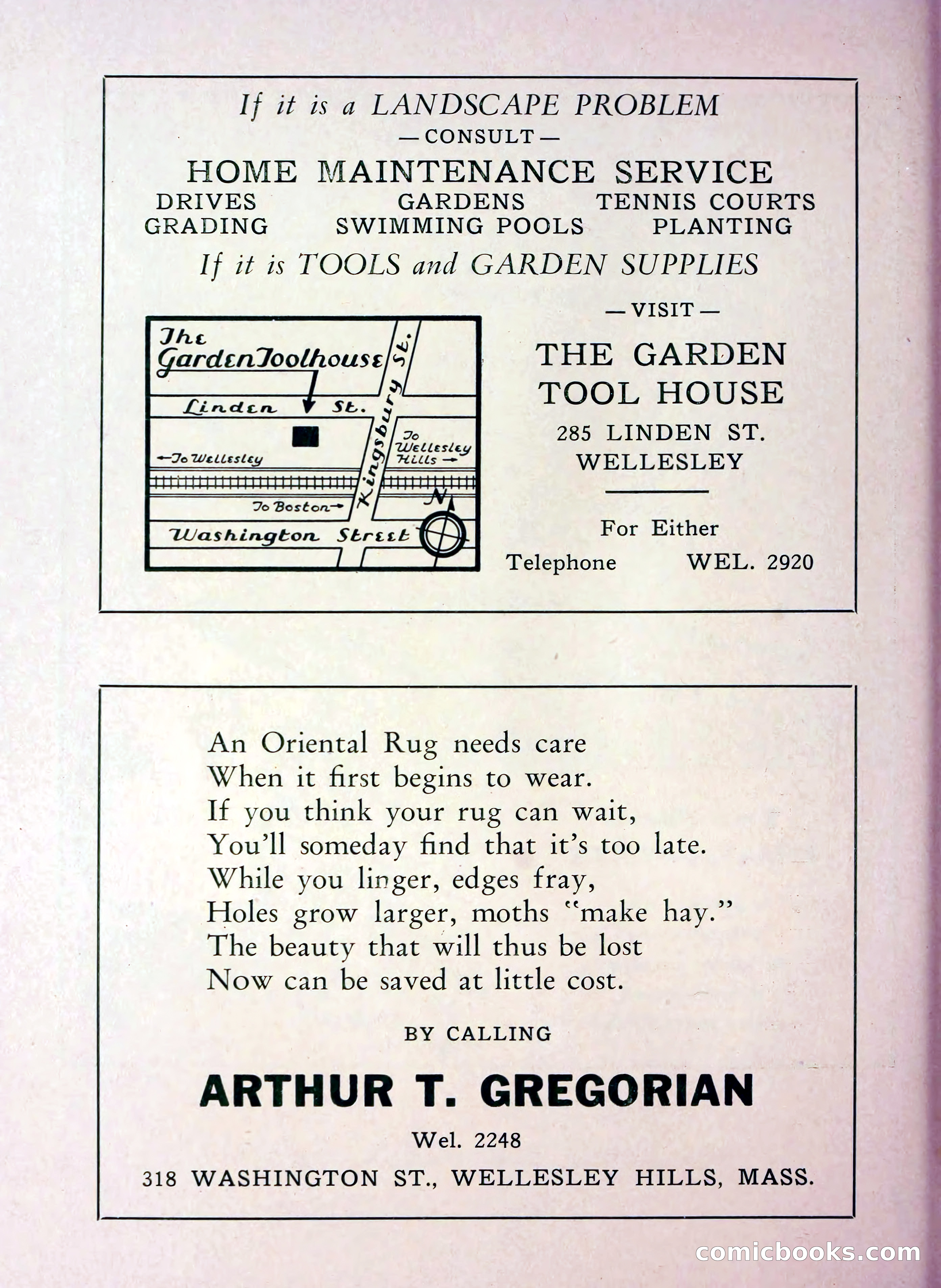 Davis' Blue Book of Brookline, Wellesley and Weston — page 150 of 224
