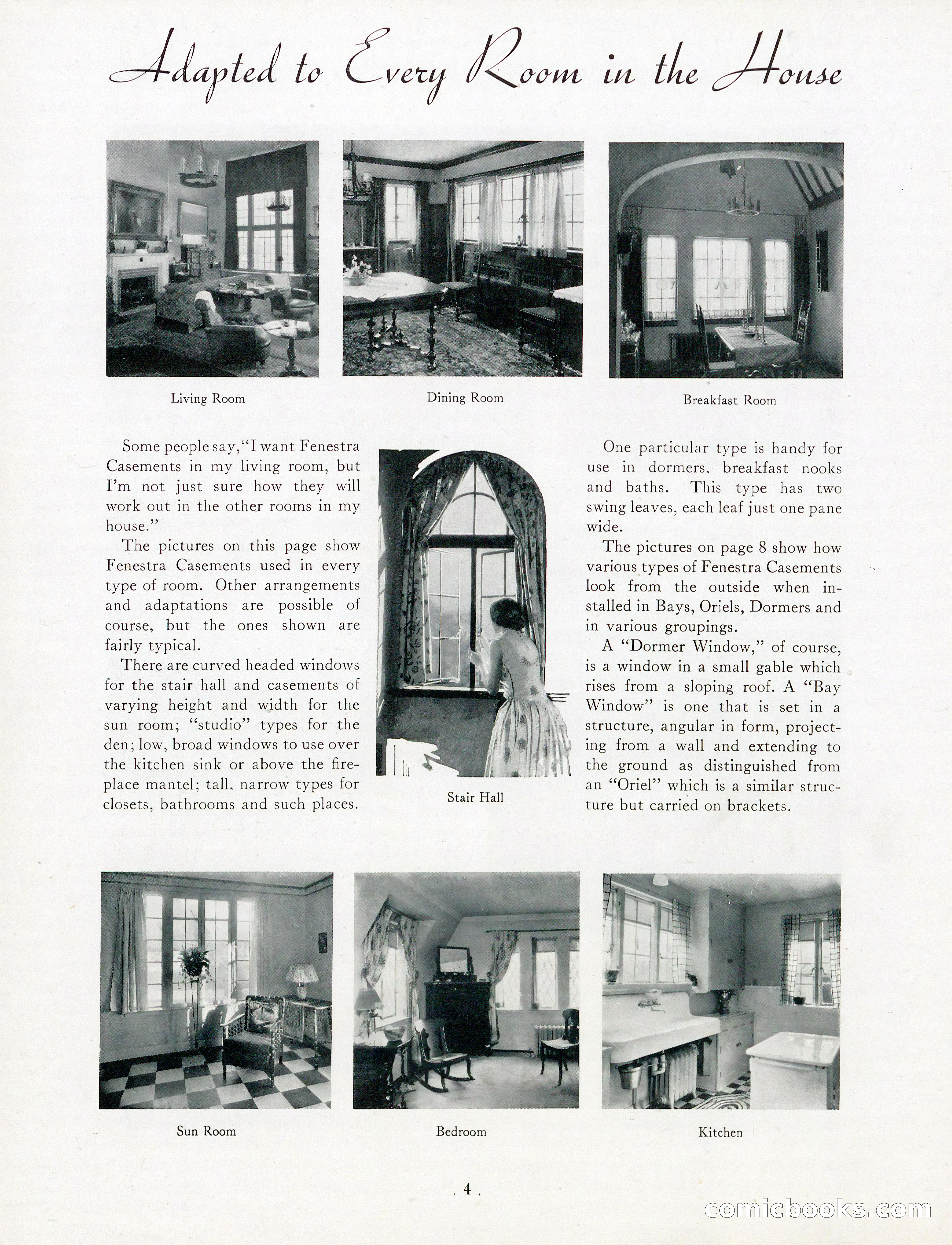 The Home Owner's Blue Book of Fenestra Bonderized Steel Casement Windows — page 6 of 29