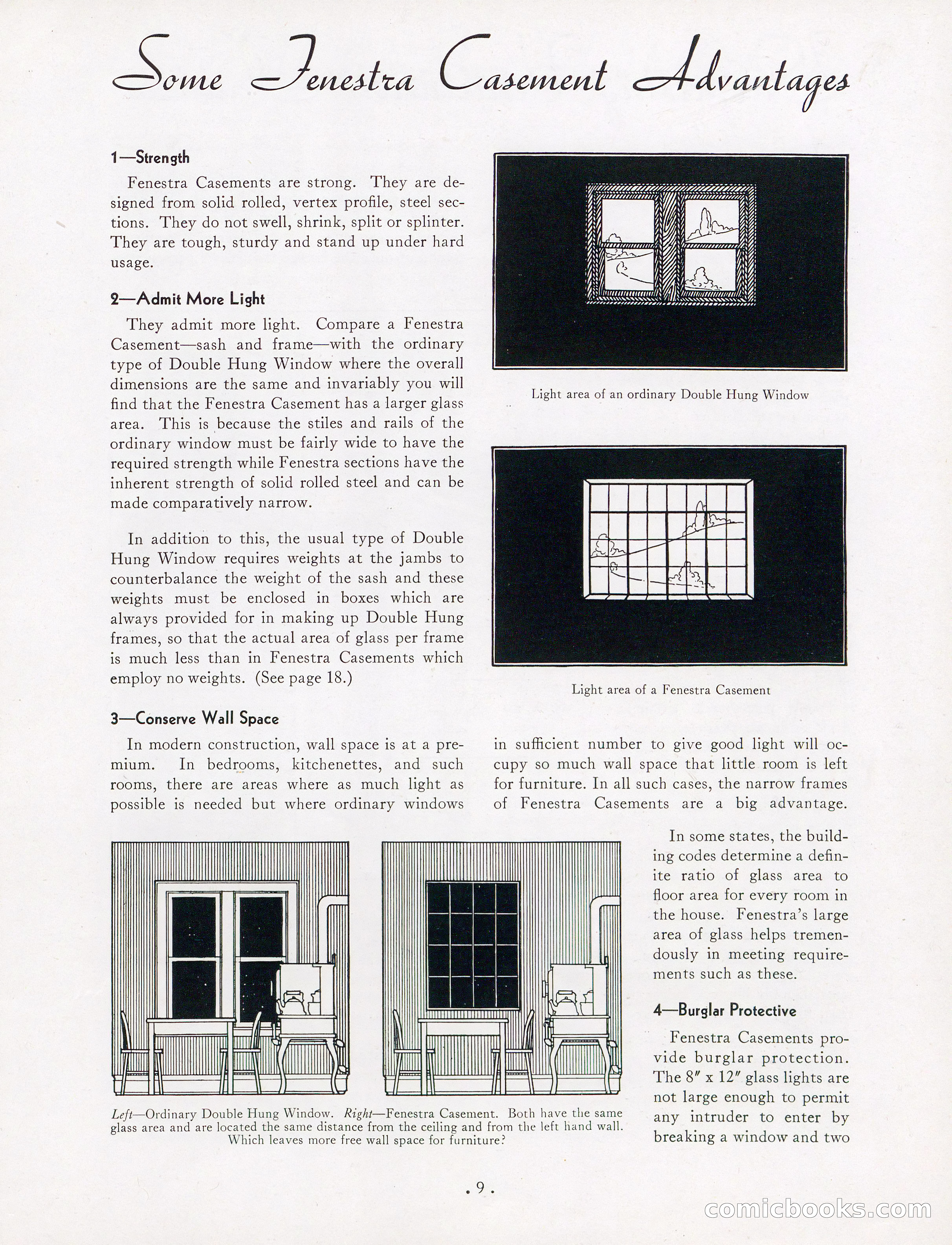 The Home Owner's Blue Book of Fenestra Bonderized Steel Casement Windows — page 11 of 29