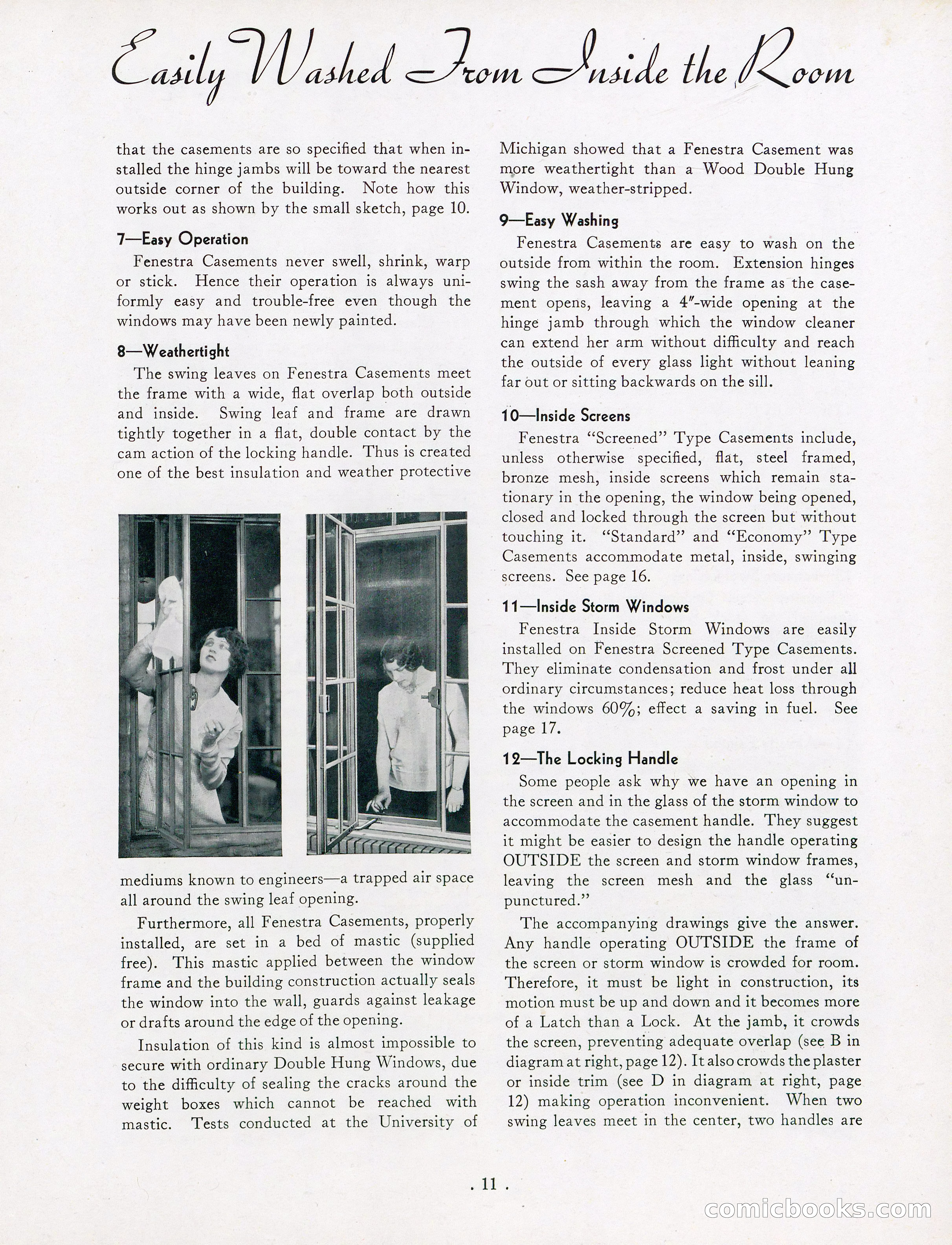 The Home Owner's Blue Book of Fenestra Bonderized Steel Casement Windows — page 13 of 29