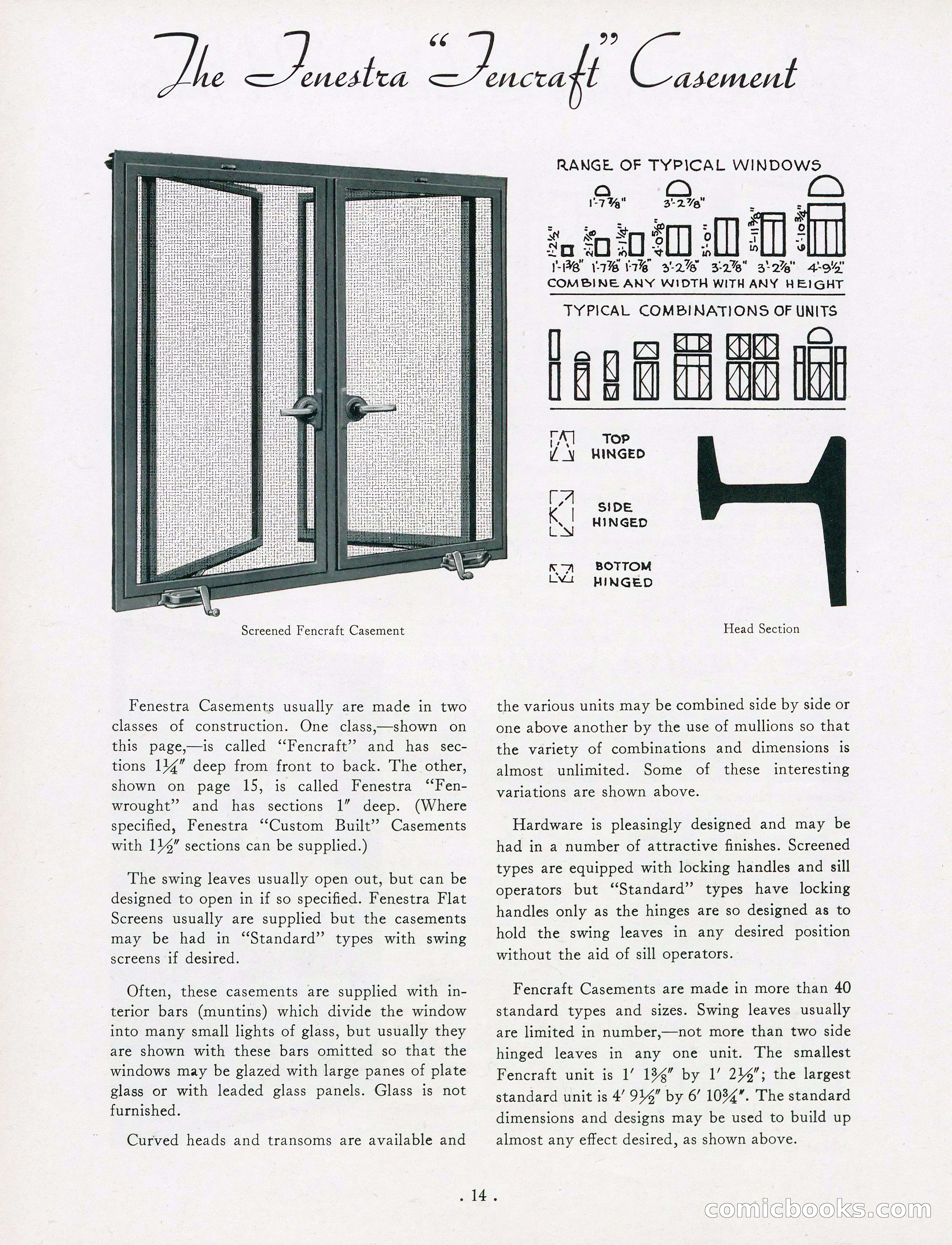 The Home Owner's Blue Book of Fenestra Bonderized Steel Casement Windows — page 16 of 29