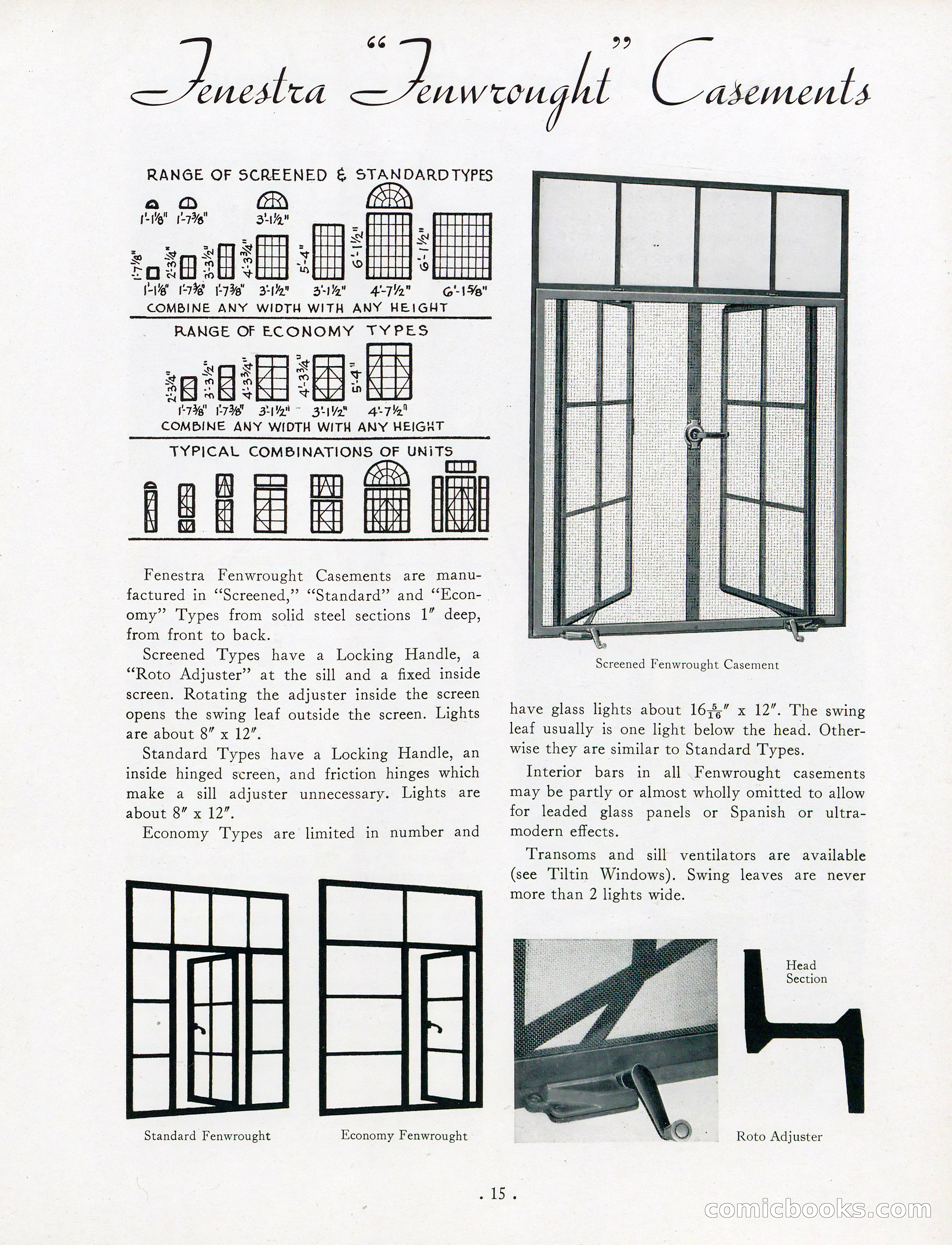 The Home Owner's Blue Book of Fenestra Bonderized Steel Casement Windows — page 17 of 29