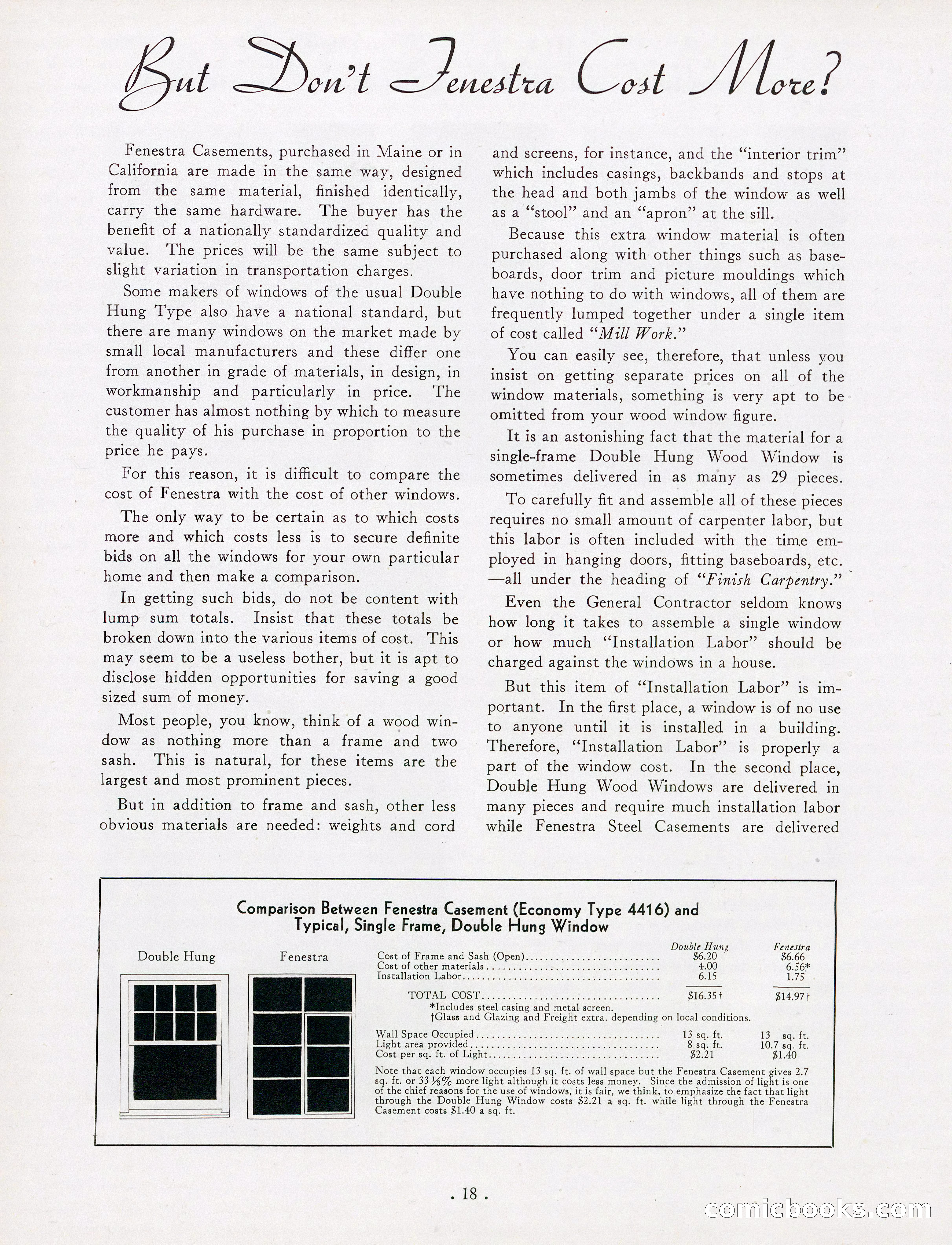 The Home Owner's Blue Book of Fenestra Bonderized Steel Casement Windows — page 20 of 29