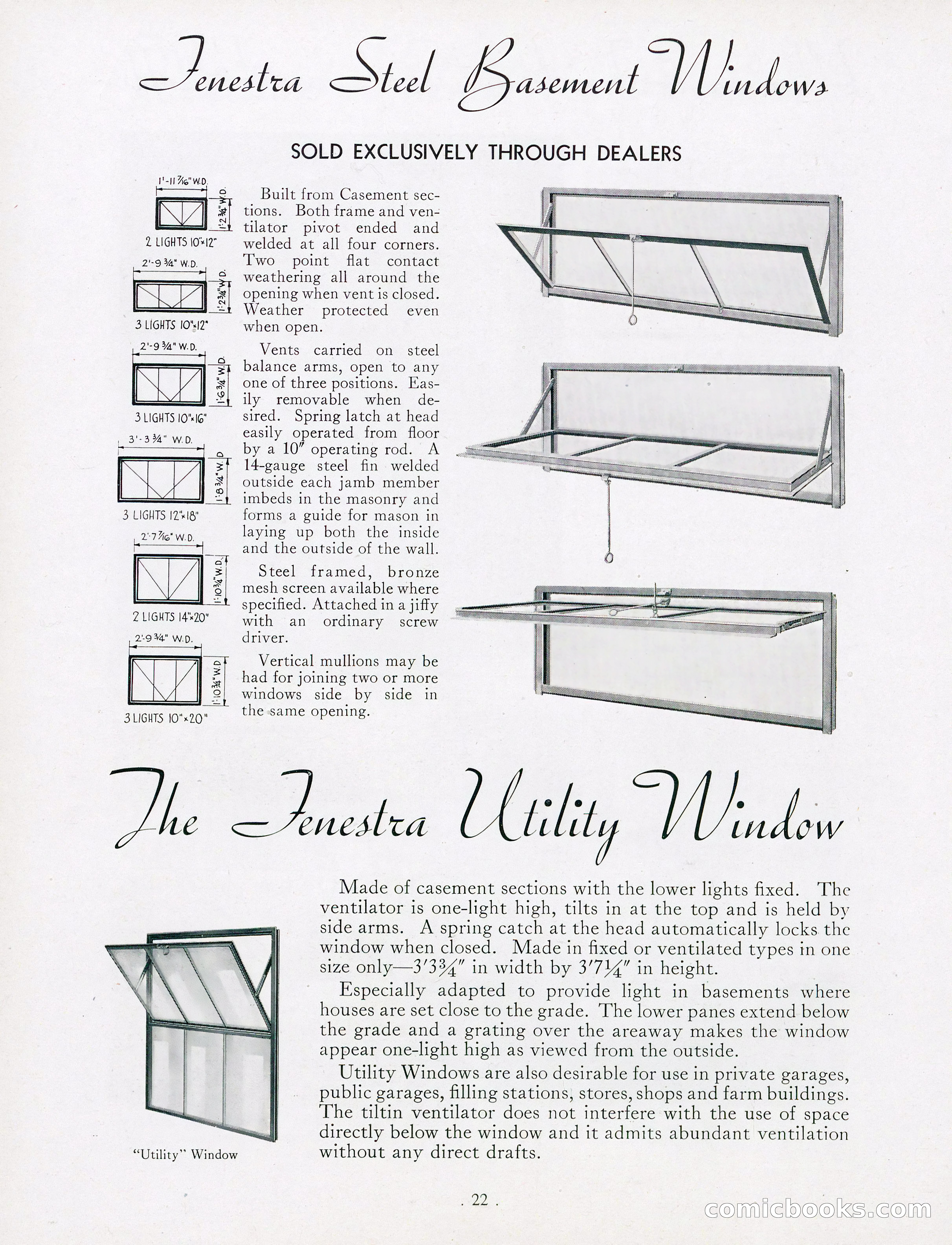 The Home Owner's Blue Book of Fenestra Bonderized Steel Casement Windows — page 24 of 29
