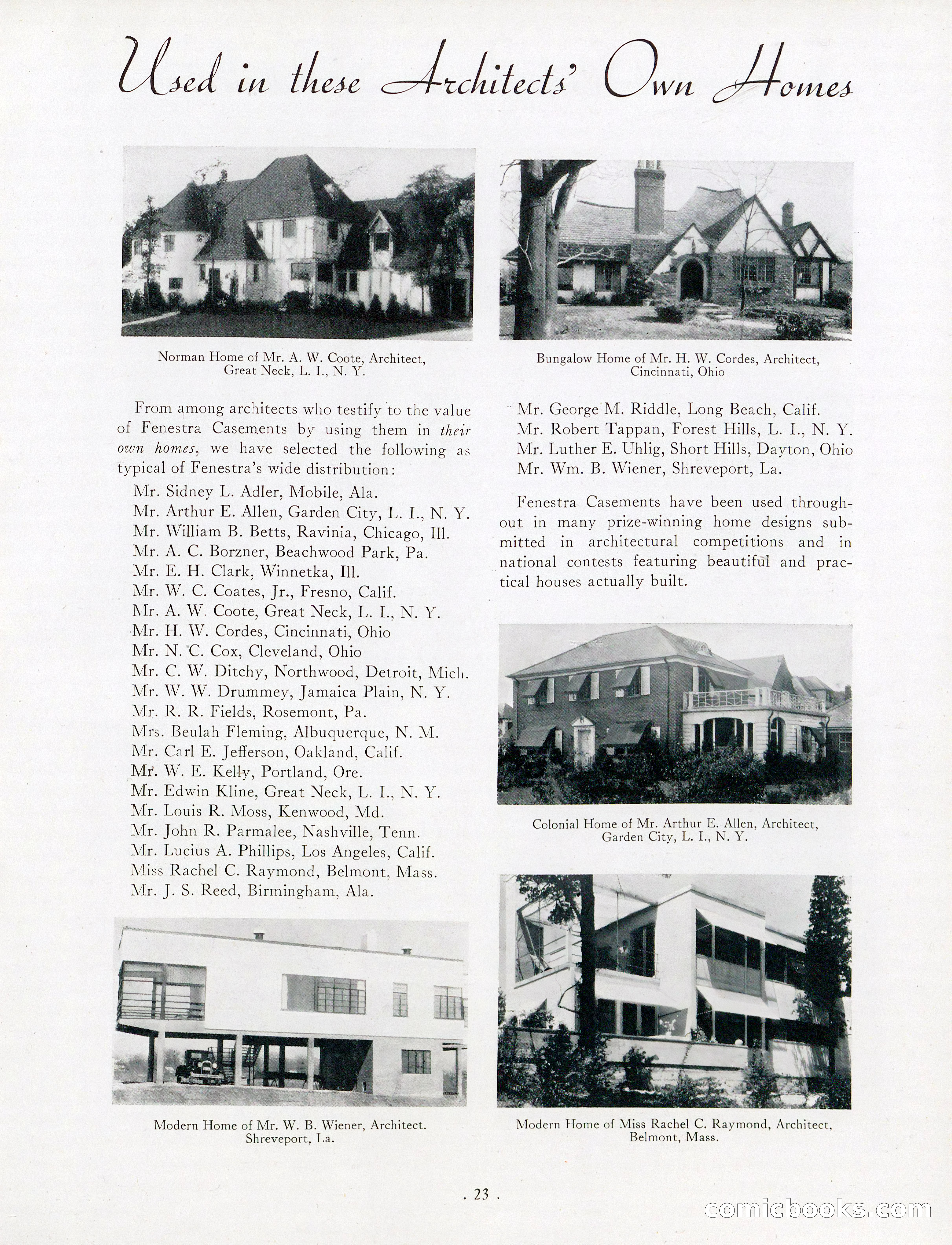 The Home Owner's Blue Book of Fenestra Bonderized Steel Casement Windows — page 25 of 29