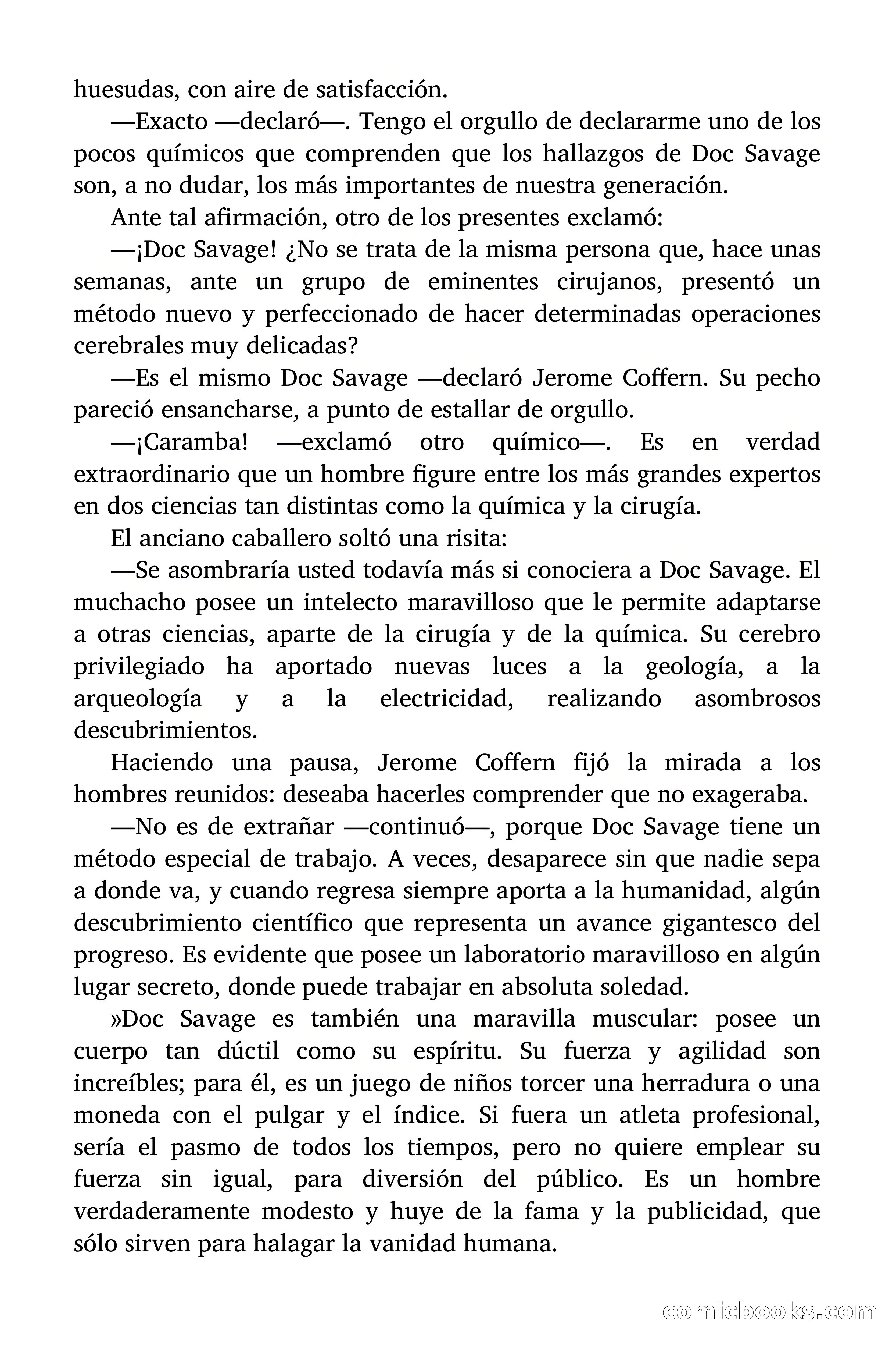 Doc Savage: La tierra del terror — page 8 of 164