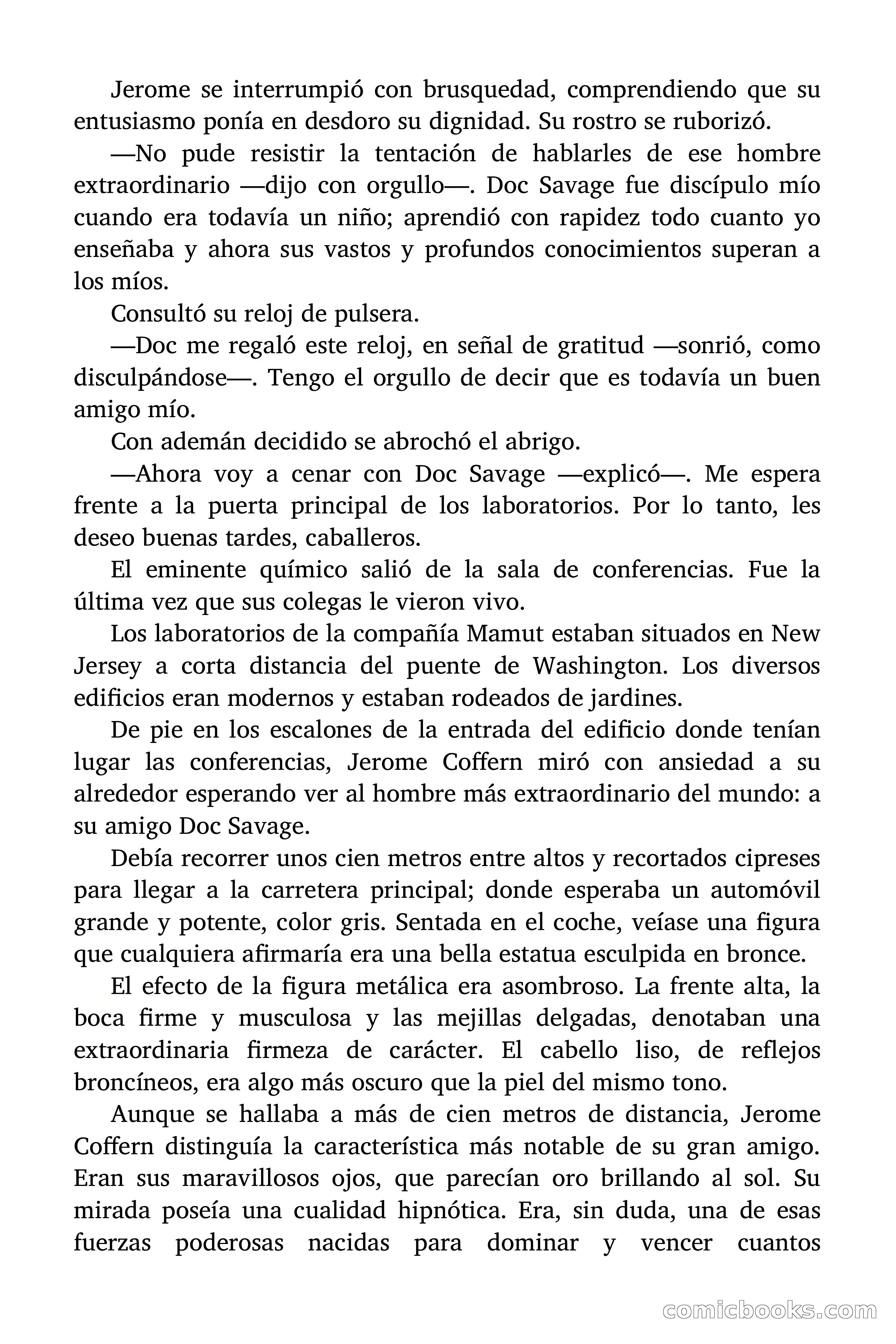 Doc Savage: La tierra del terror — page 9 of 164