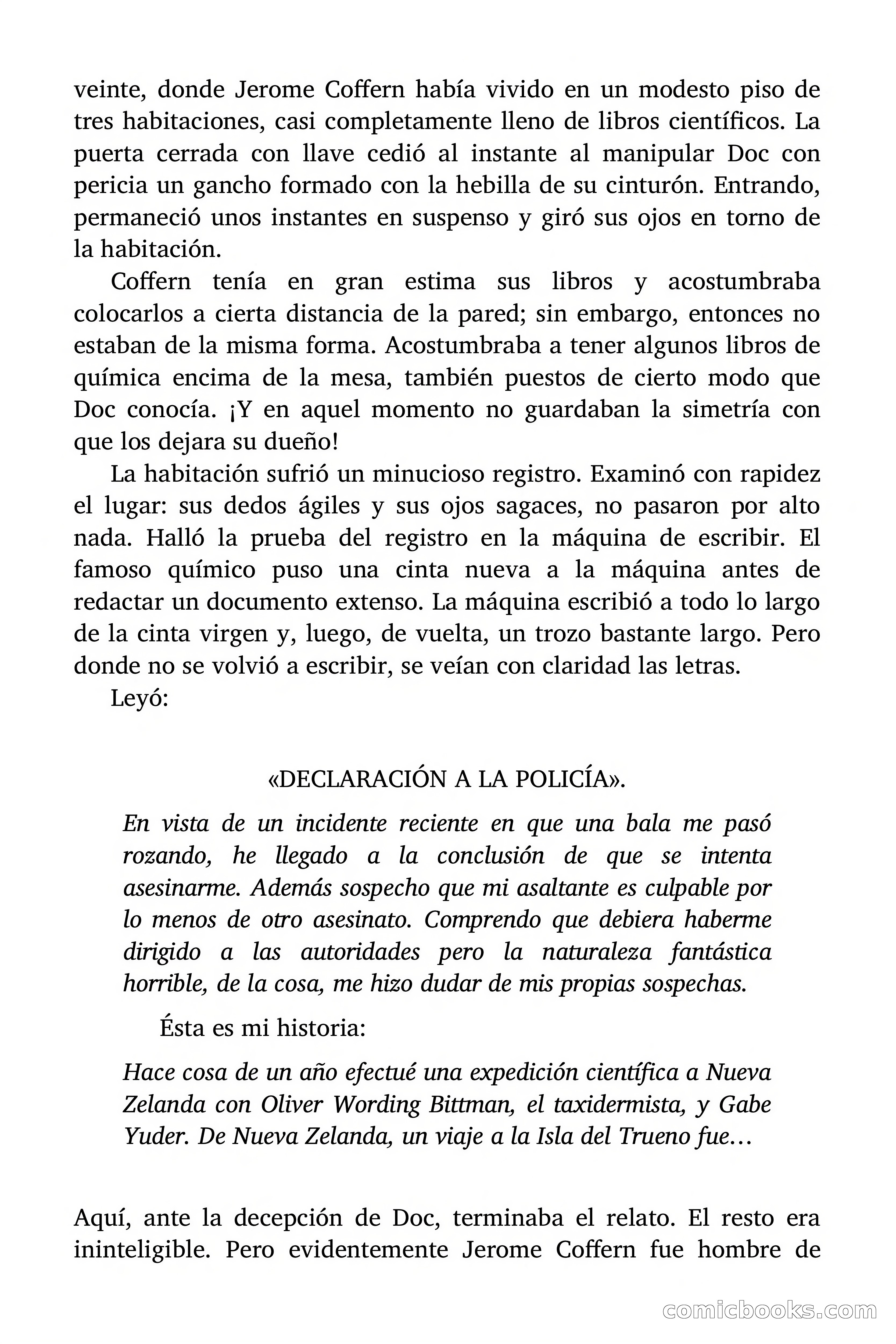 Doc Savage: La tierra del terror — page 37 of 164