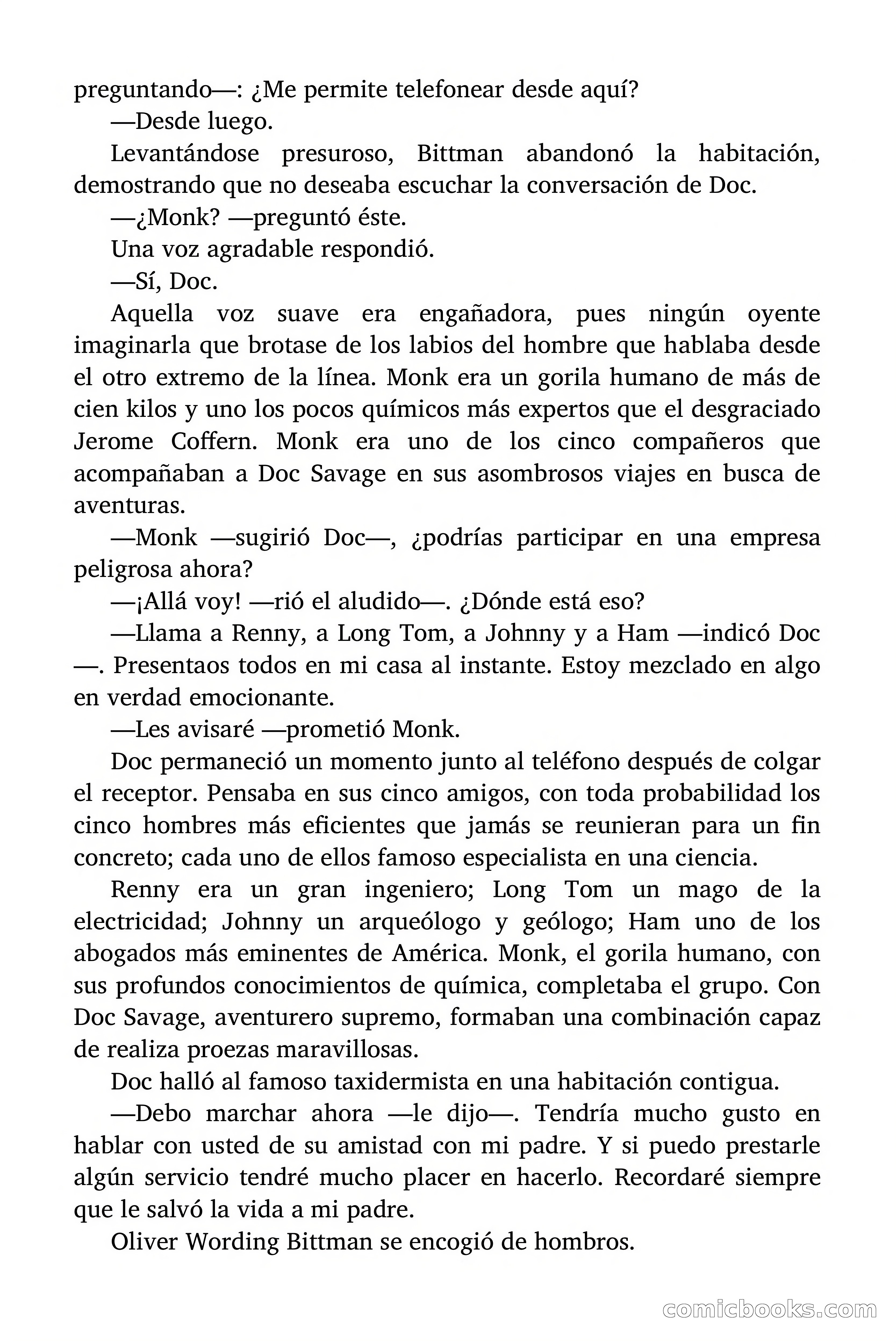Doc Savage: La tierra del terror — page 42 of 164