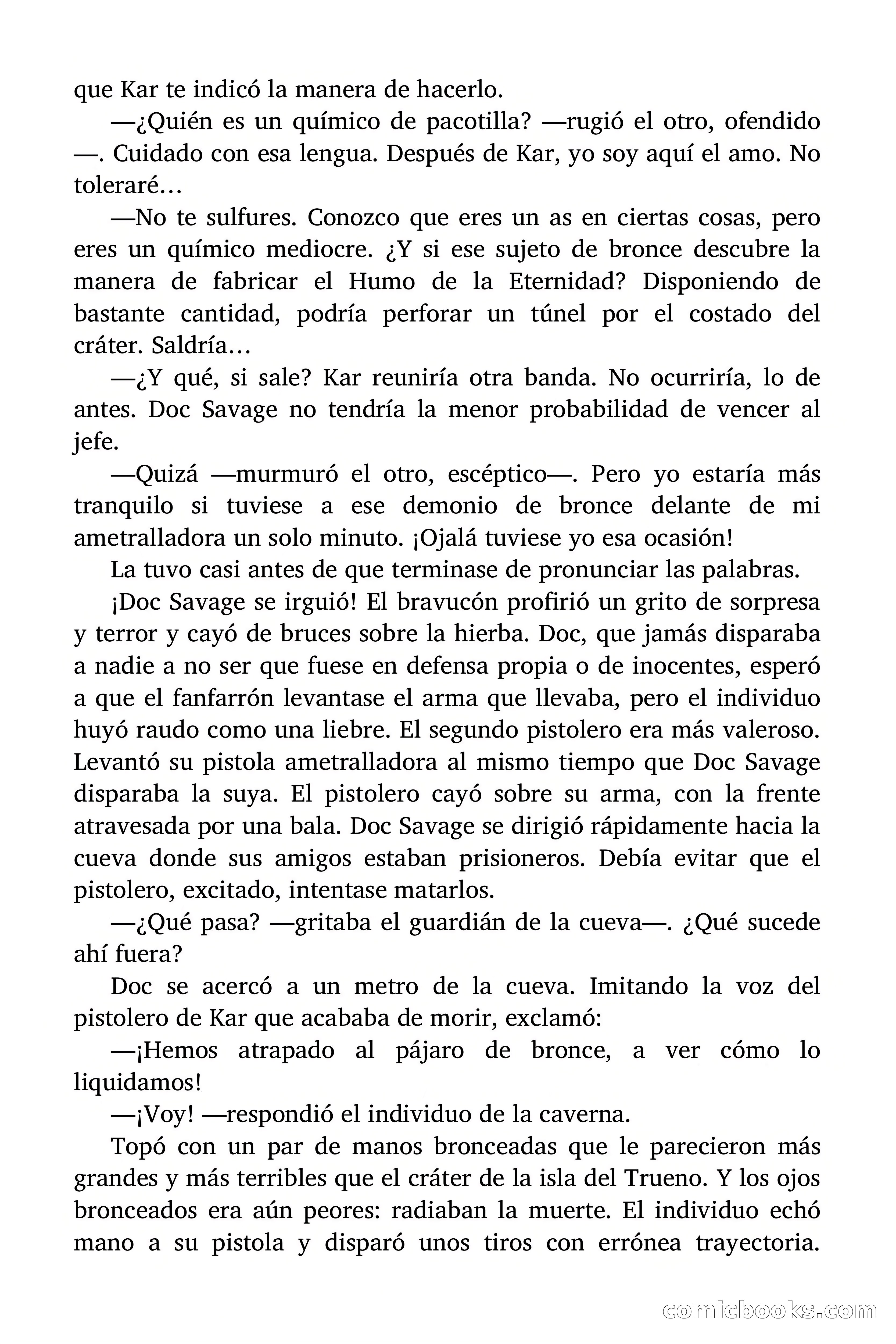 Doc Savage: La tierra del terror — page 154 of 164