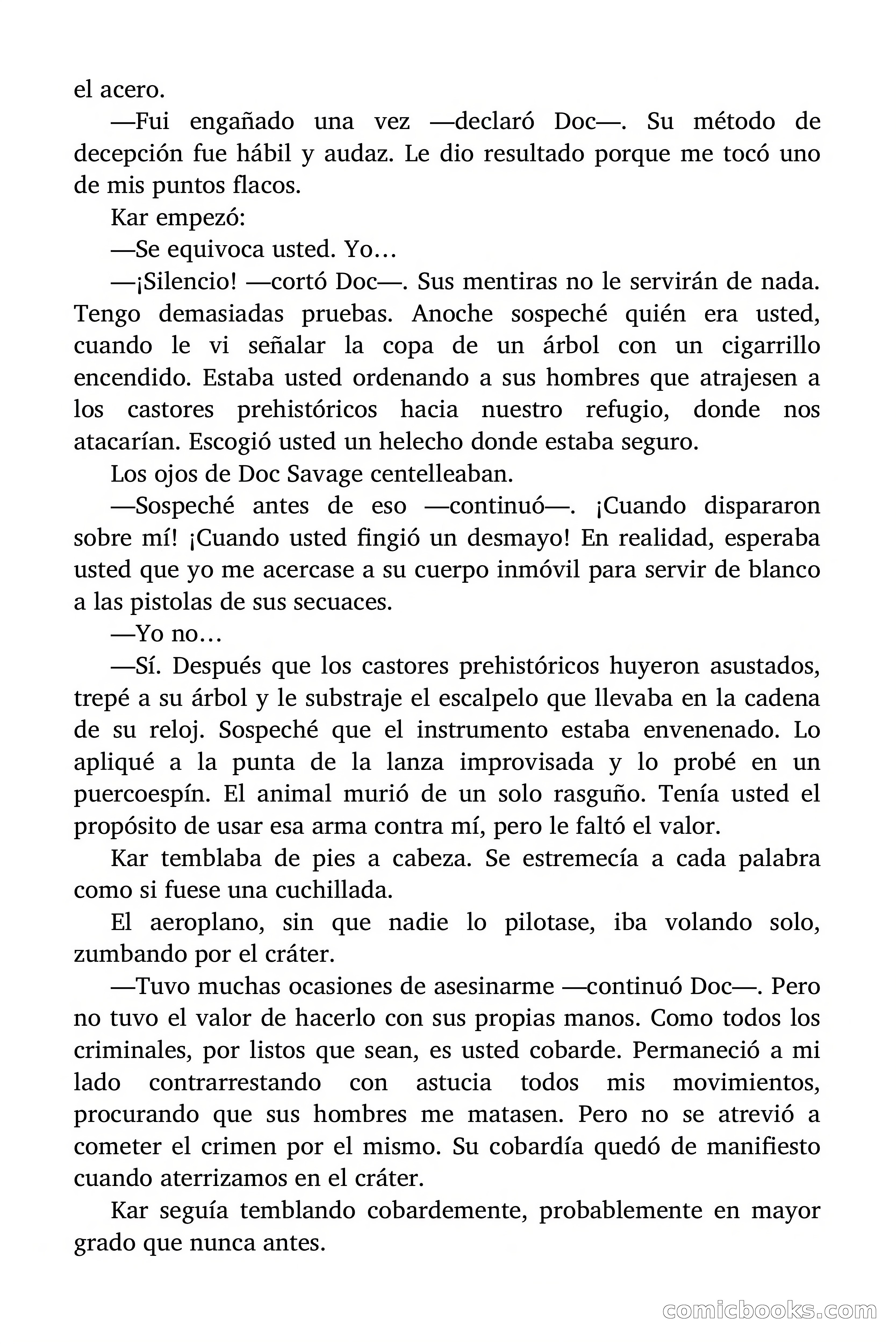 Doc Savage: La tierra del terror — page 158 of 164