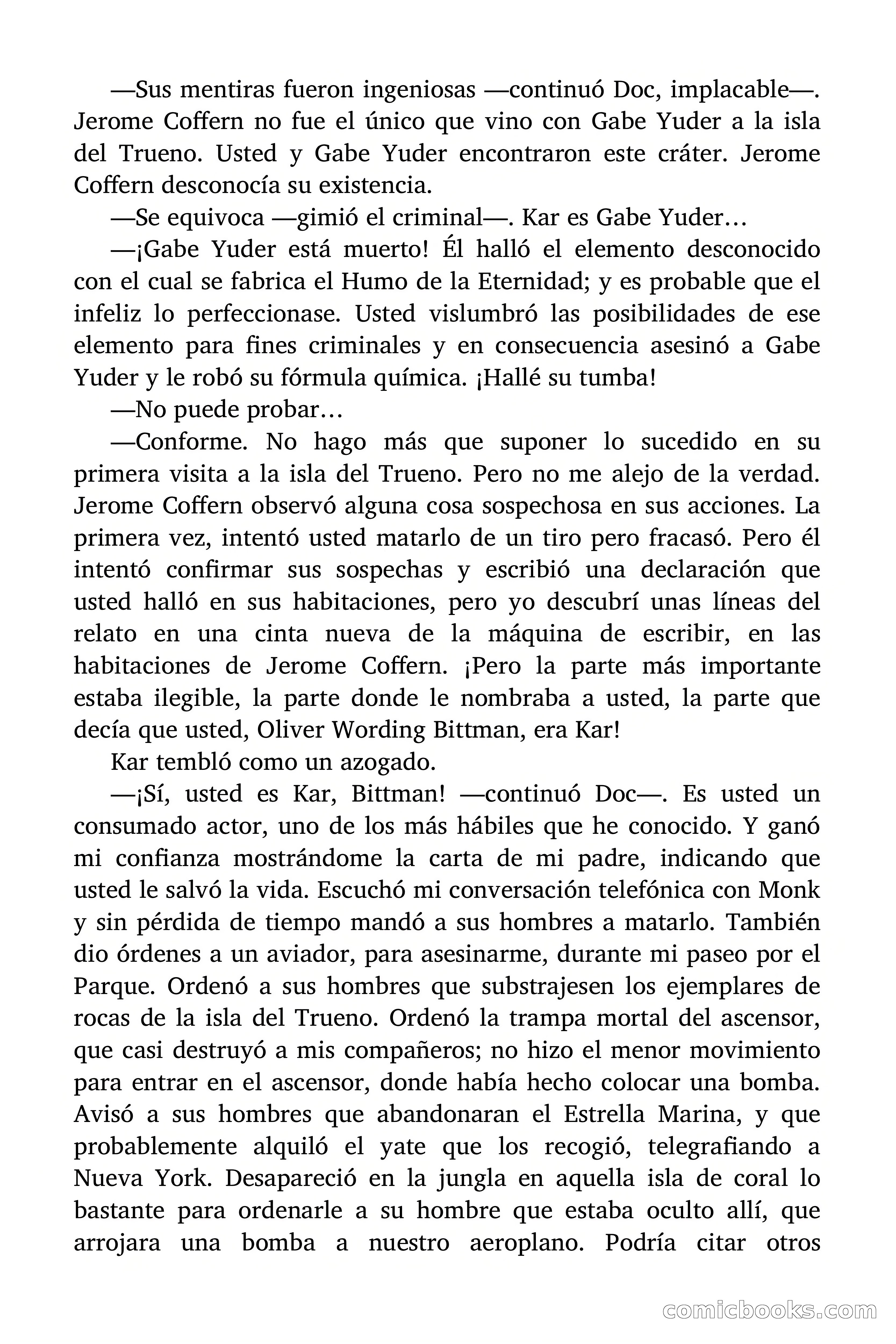 Doc Savage: La tierra del terror — page 159 of 164