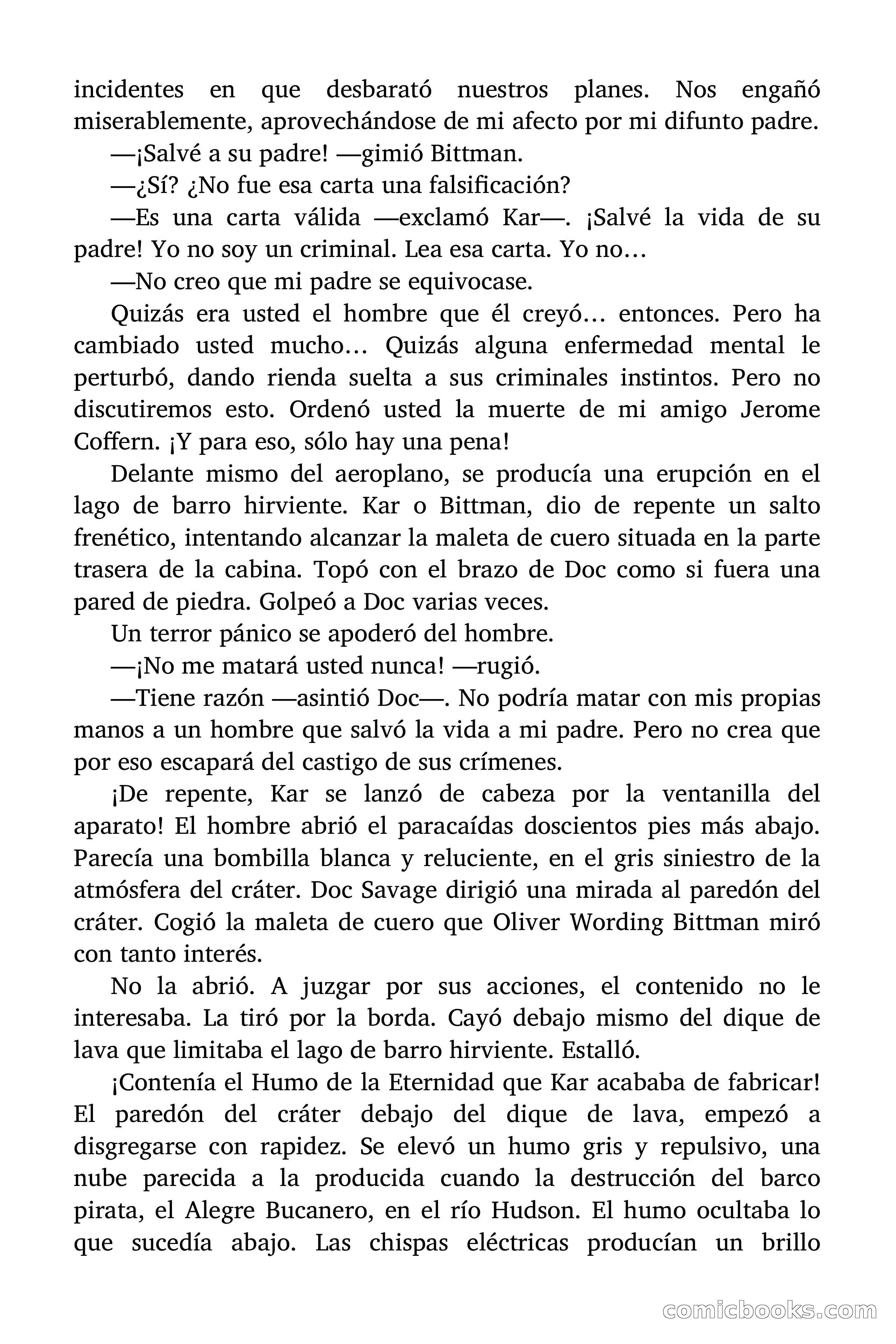 Doc Savage: La tierra del terror — page 160 of 164