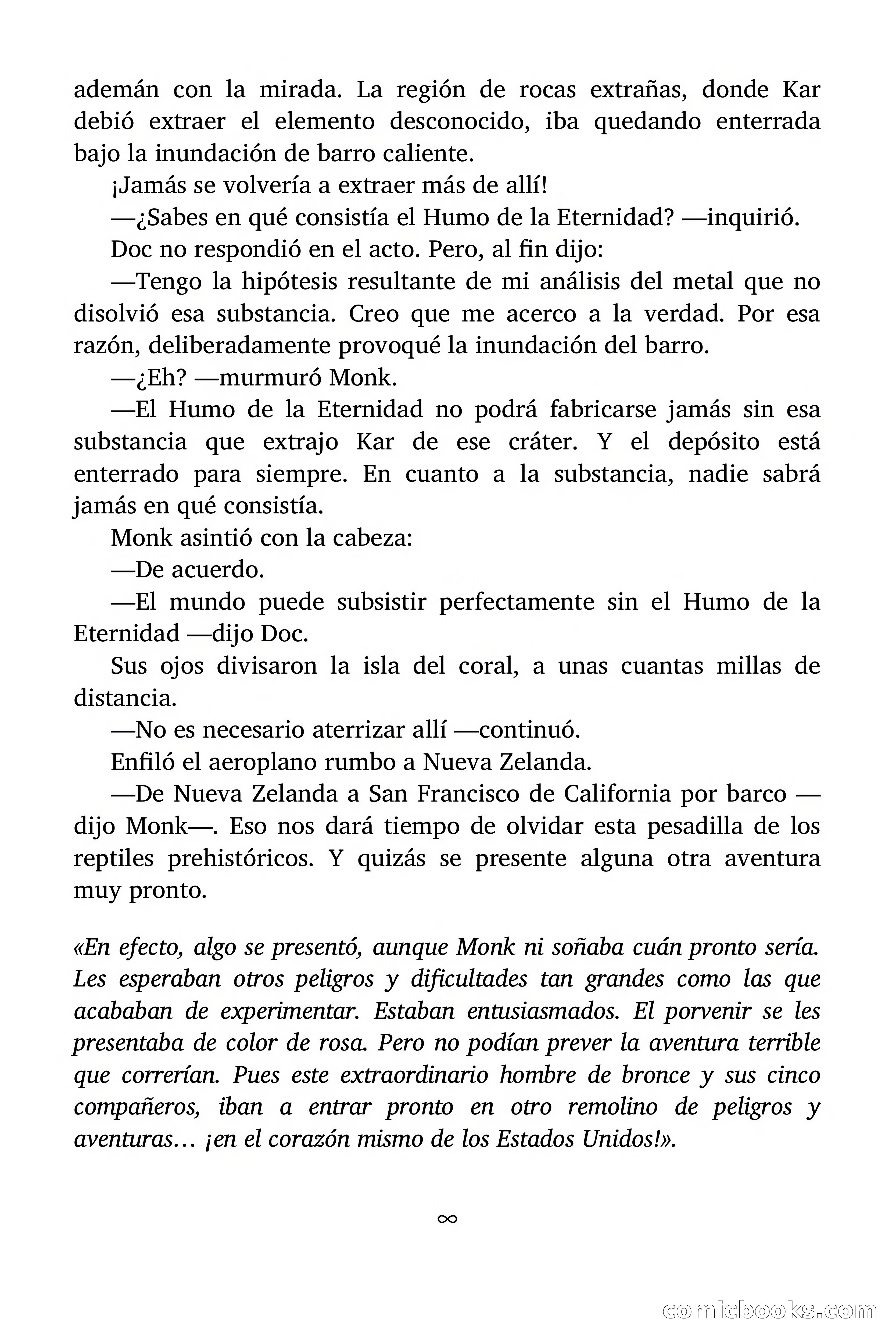 Doc Savage: La tierra del terror — page 162 of 164