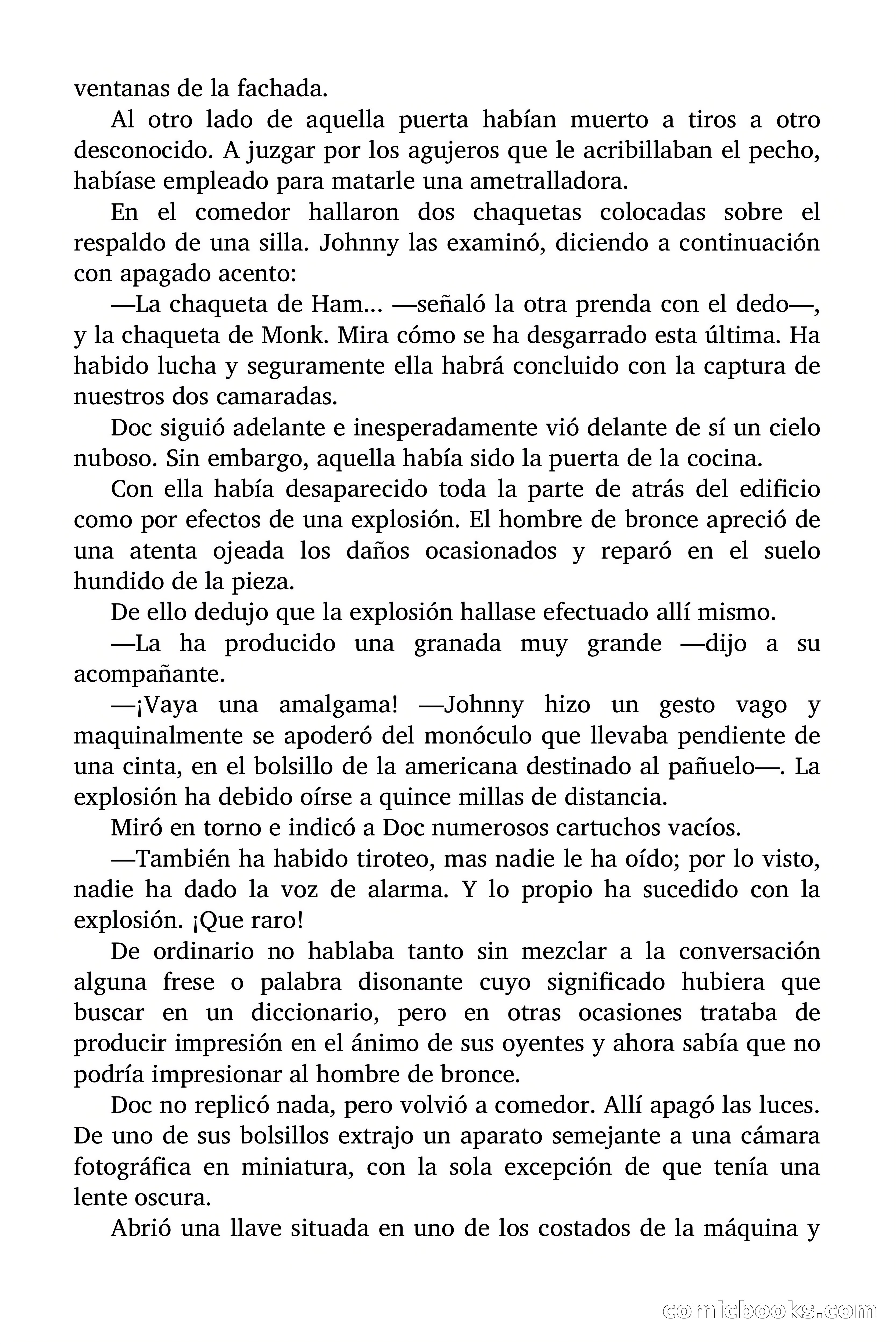 Doc Savage: Peligro Oculto — page 58 of 156
