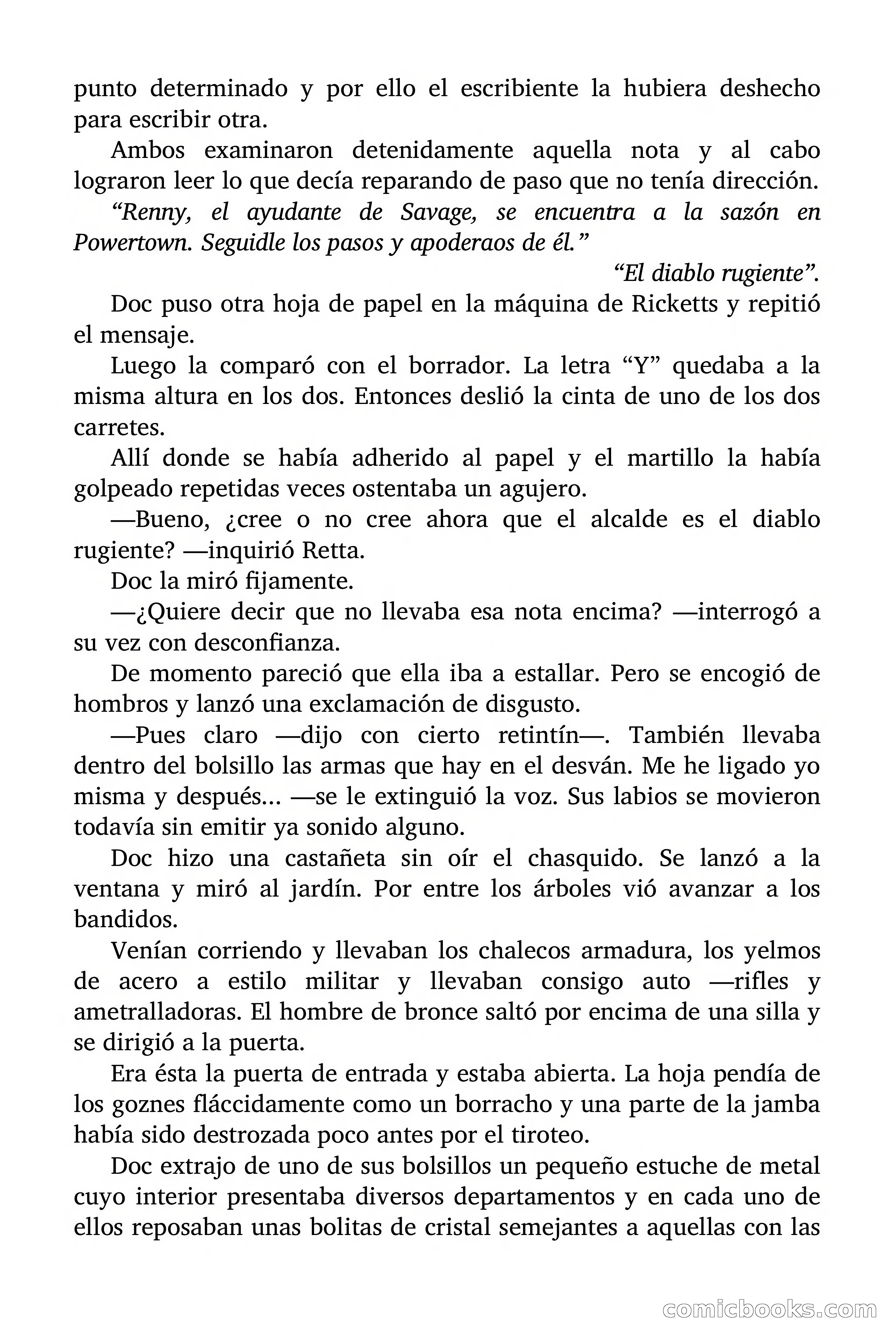 Doc Savage: Peligro Oculto — page 88 of 156
