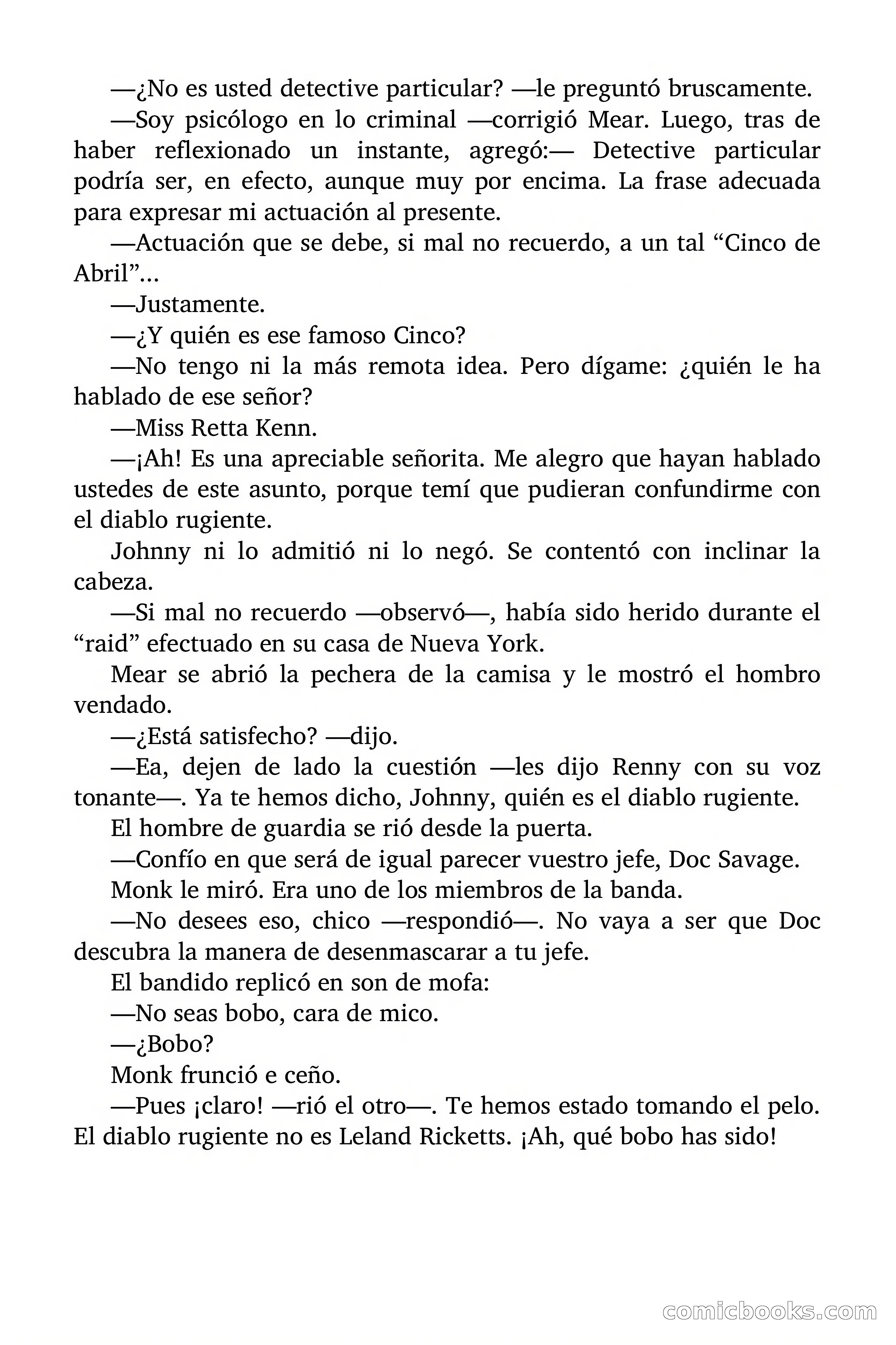 Doc Savage: Peligro Oculto — page 108 of 156