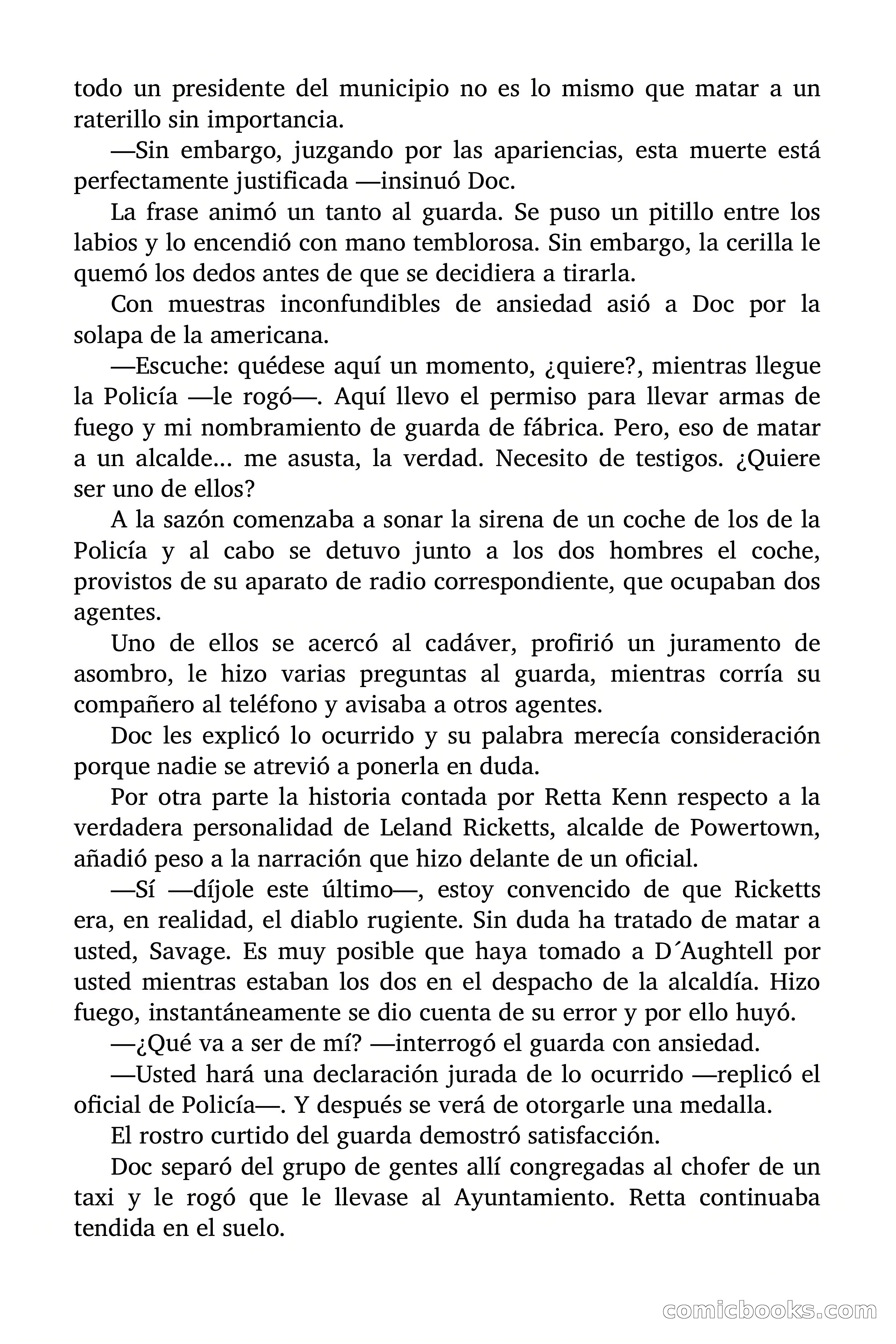 Doc Savage: Peligro Oculto — page 127 of 156