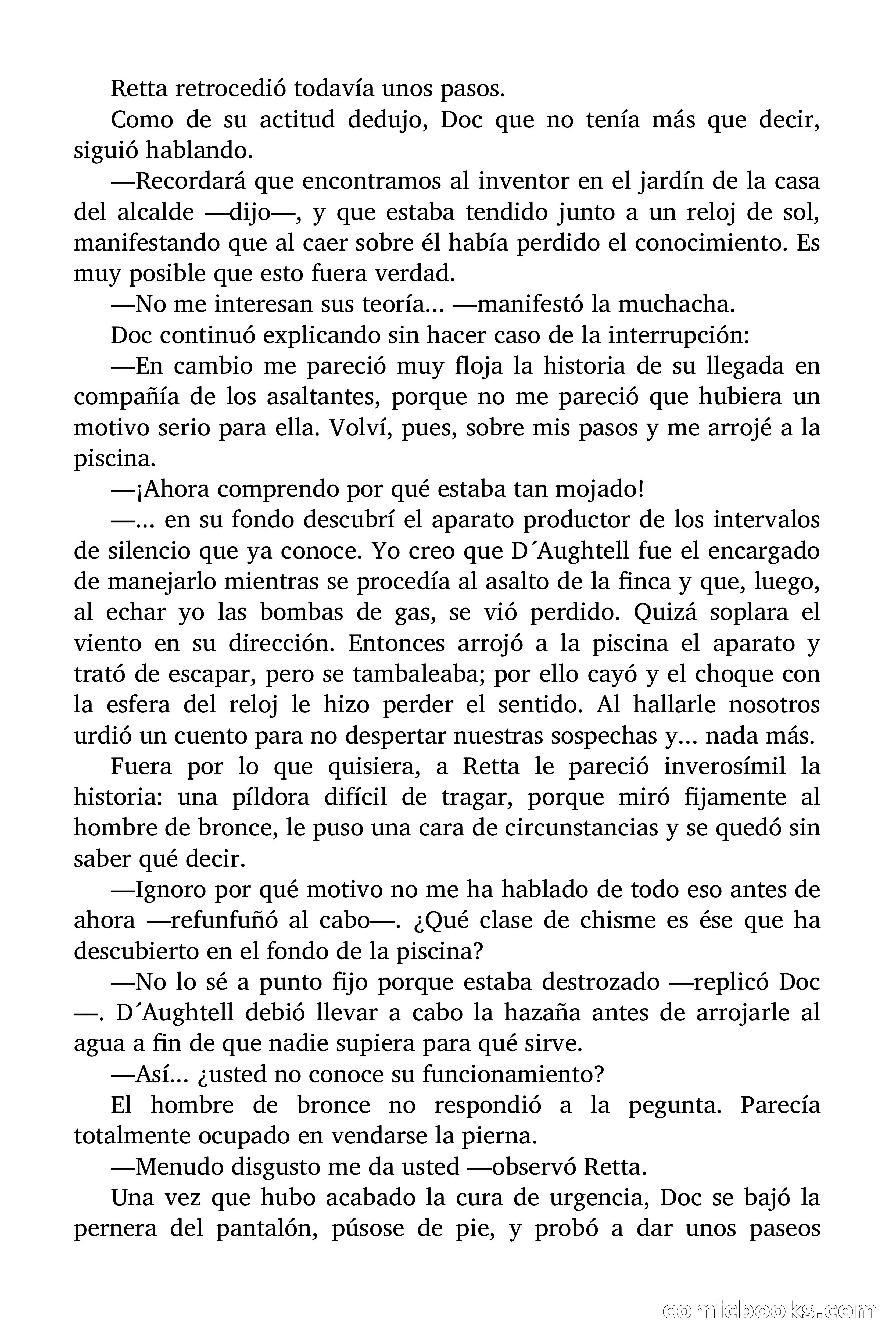 Doc Savage: Peligro Oculto — page 129 of 156