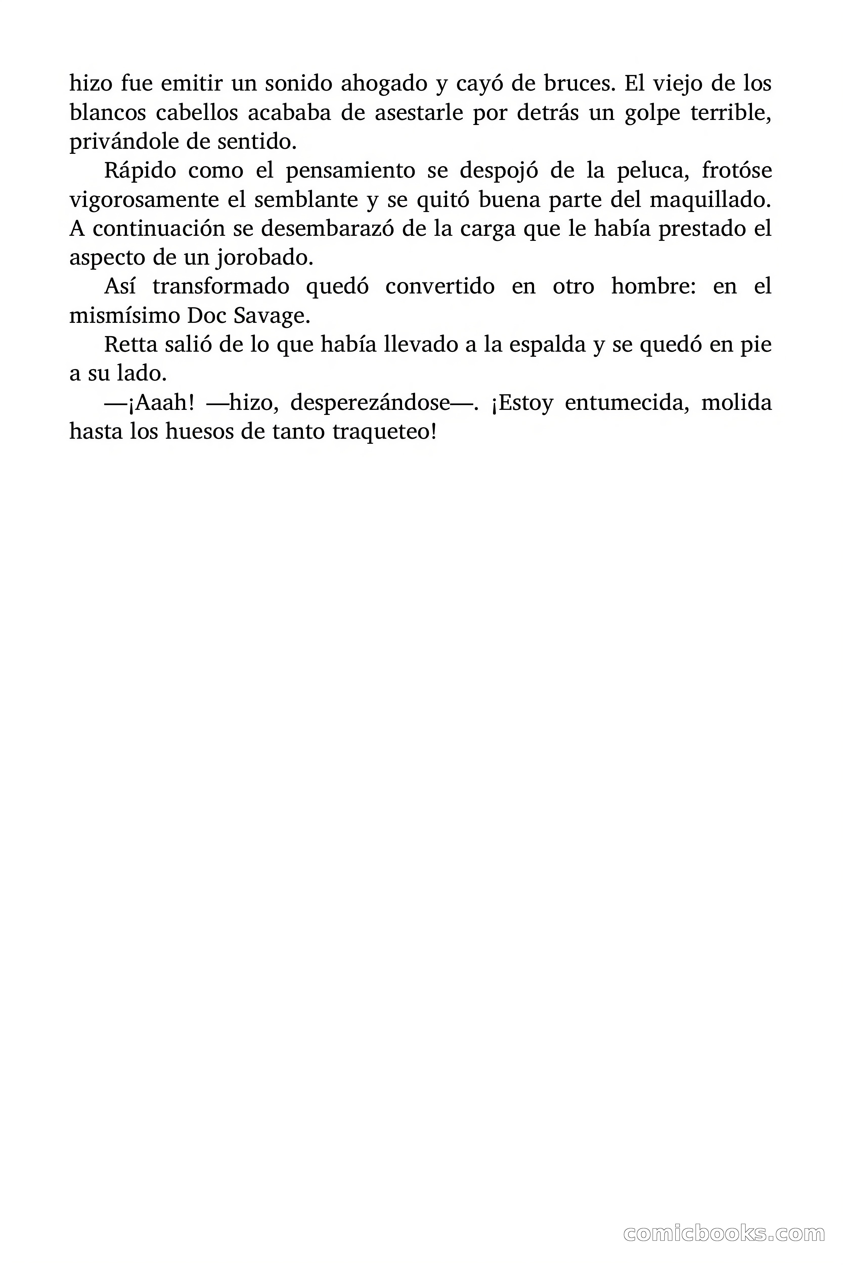 Doc Savage: Peligro Oculto — page 138 of 156