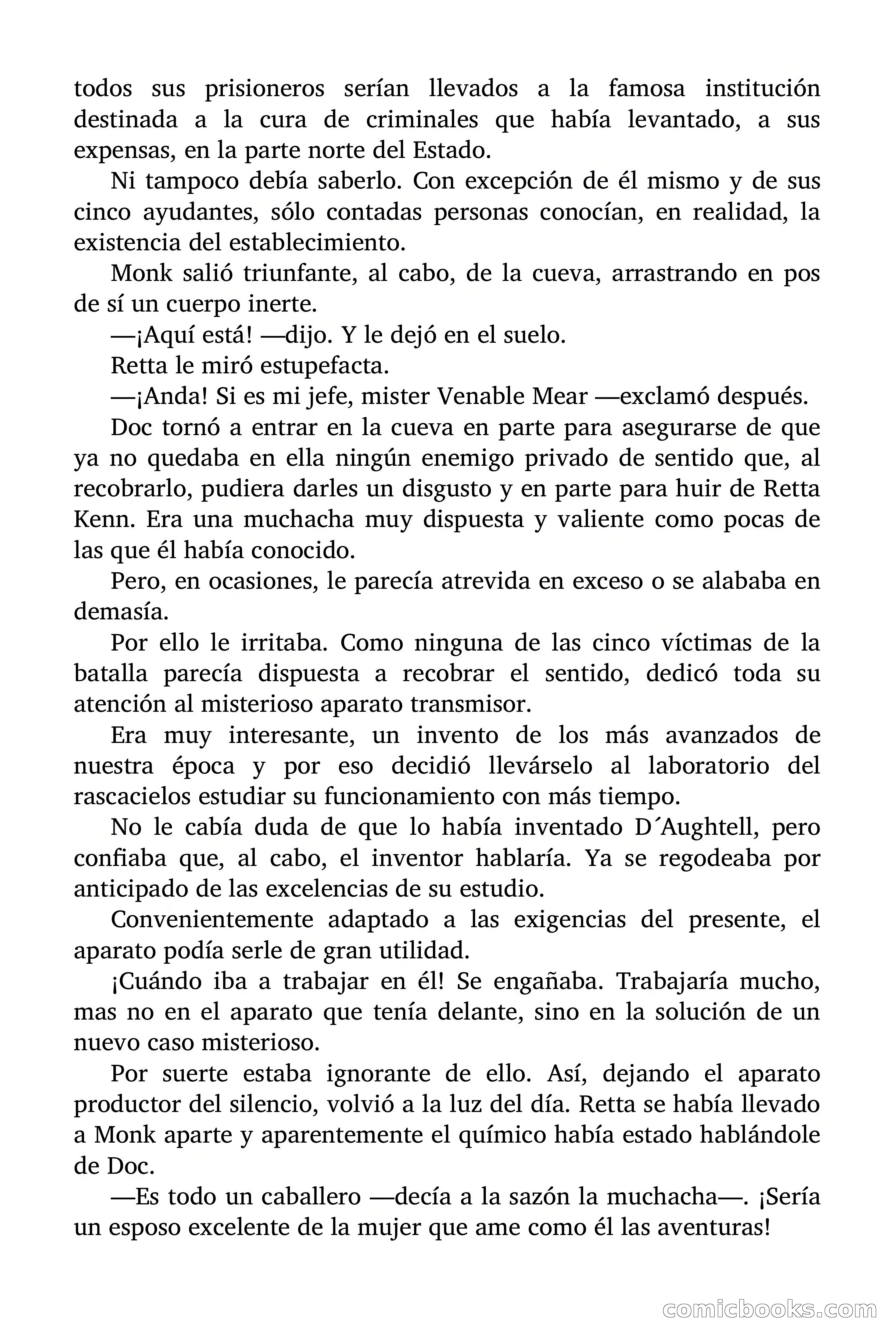 Doc Savage: Peligro Oculto — page 155 of 156