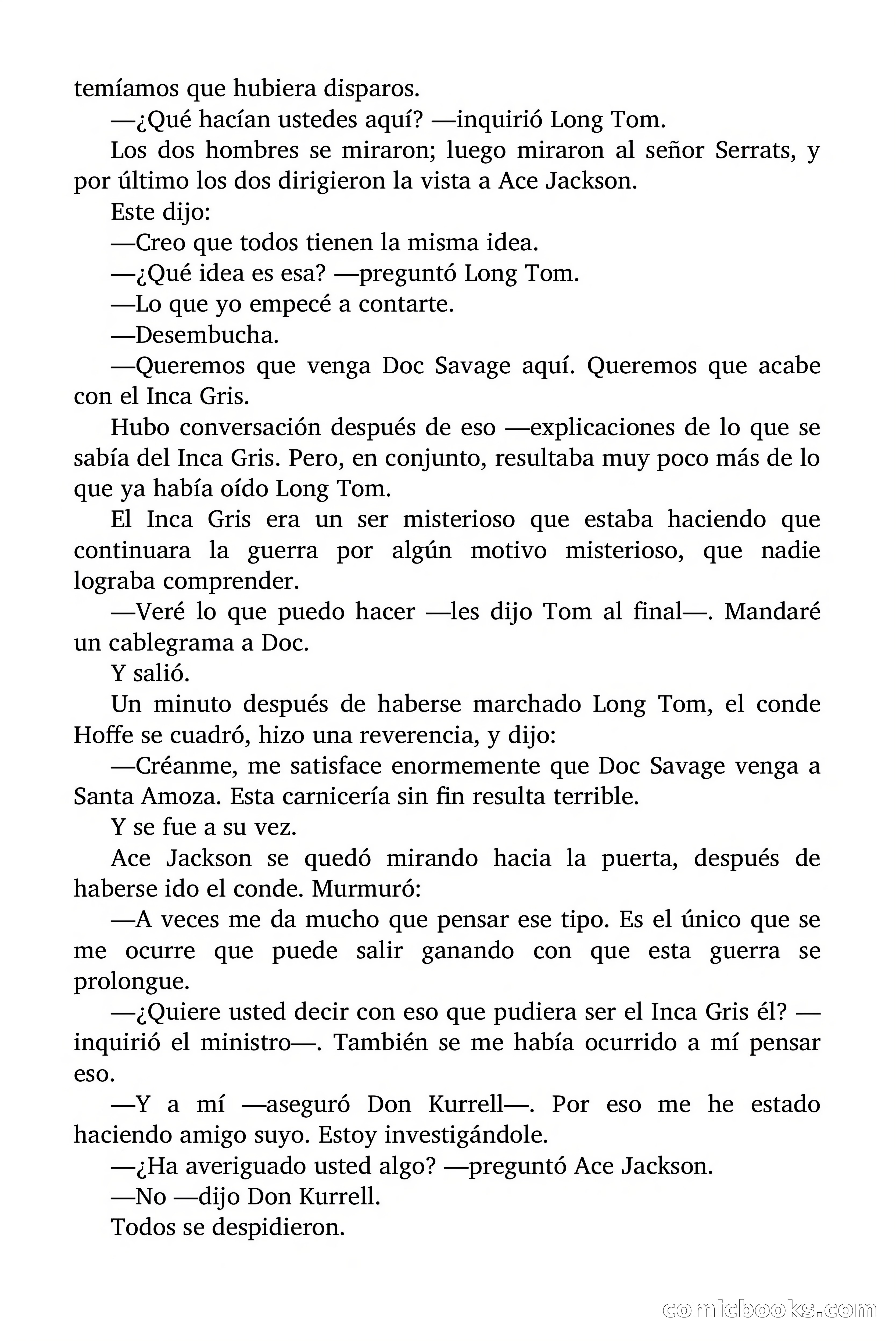 Doc Savage: El Inca Gris — page 19 of 154