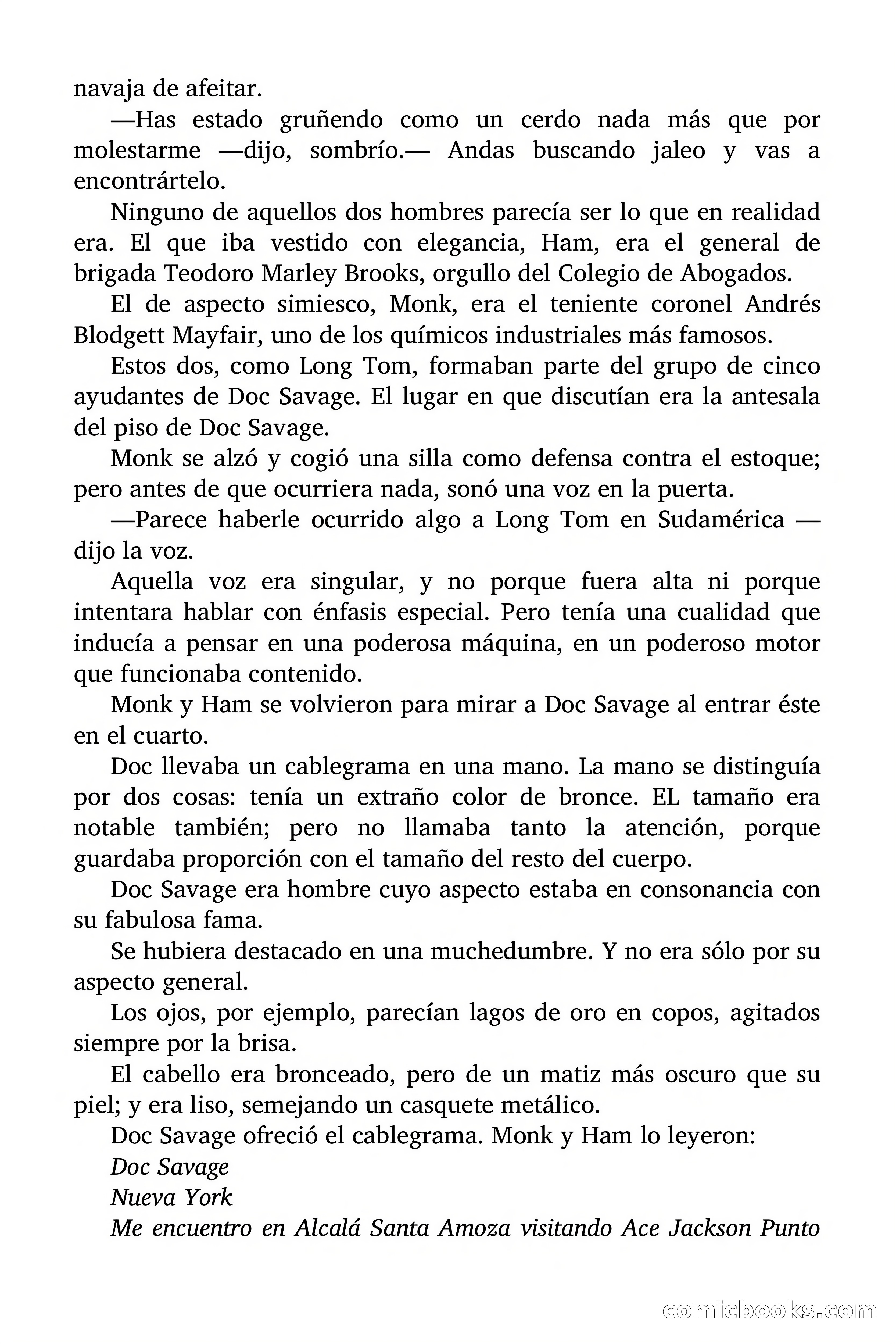 Doc Savage: El Inca Gris — page 25 of 154