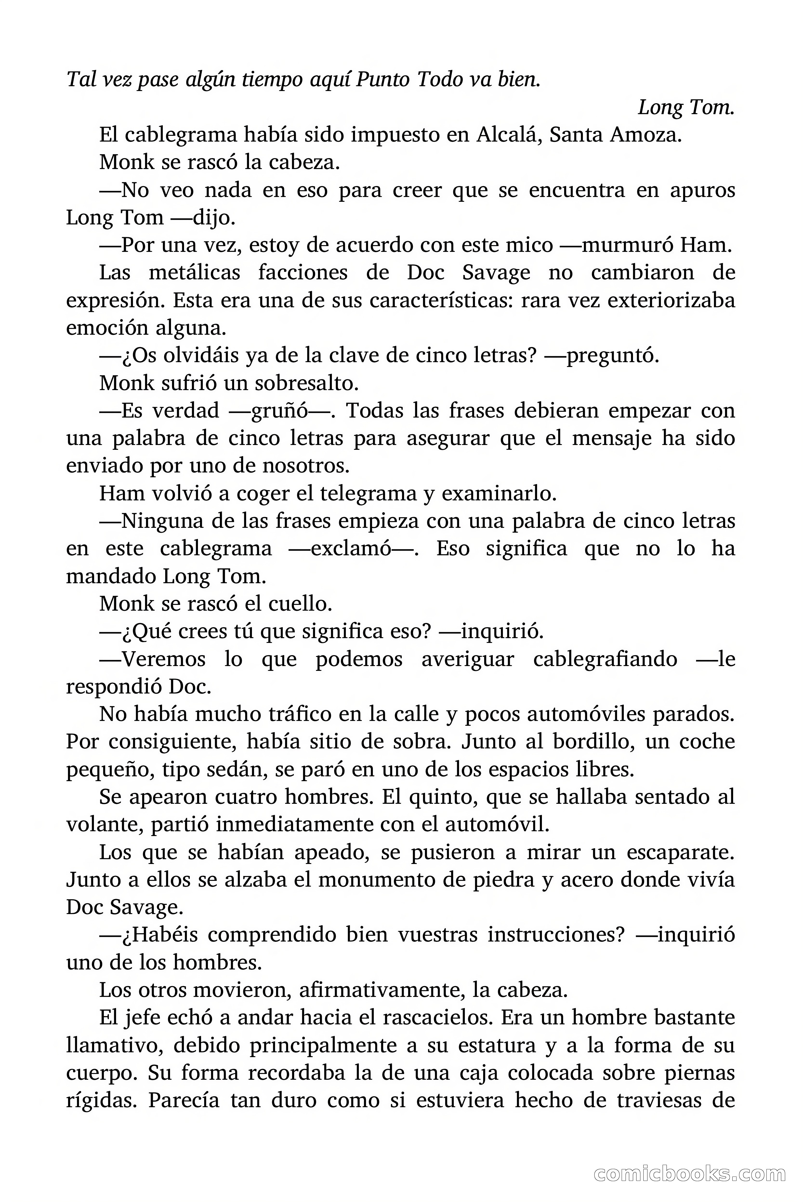 Doc Savage: El Inca Gris — page 26 of 154