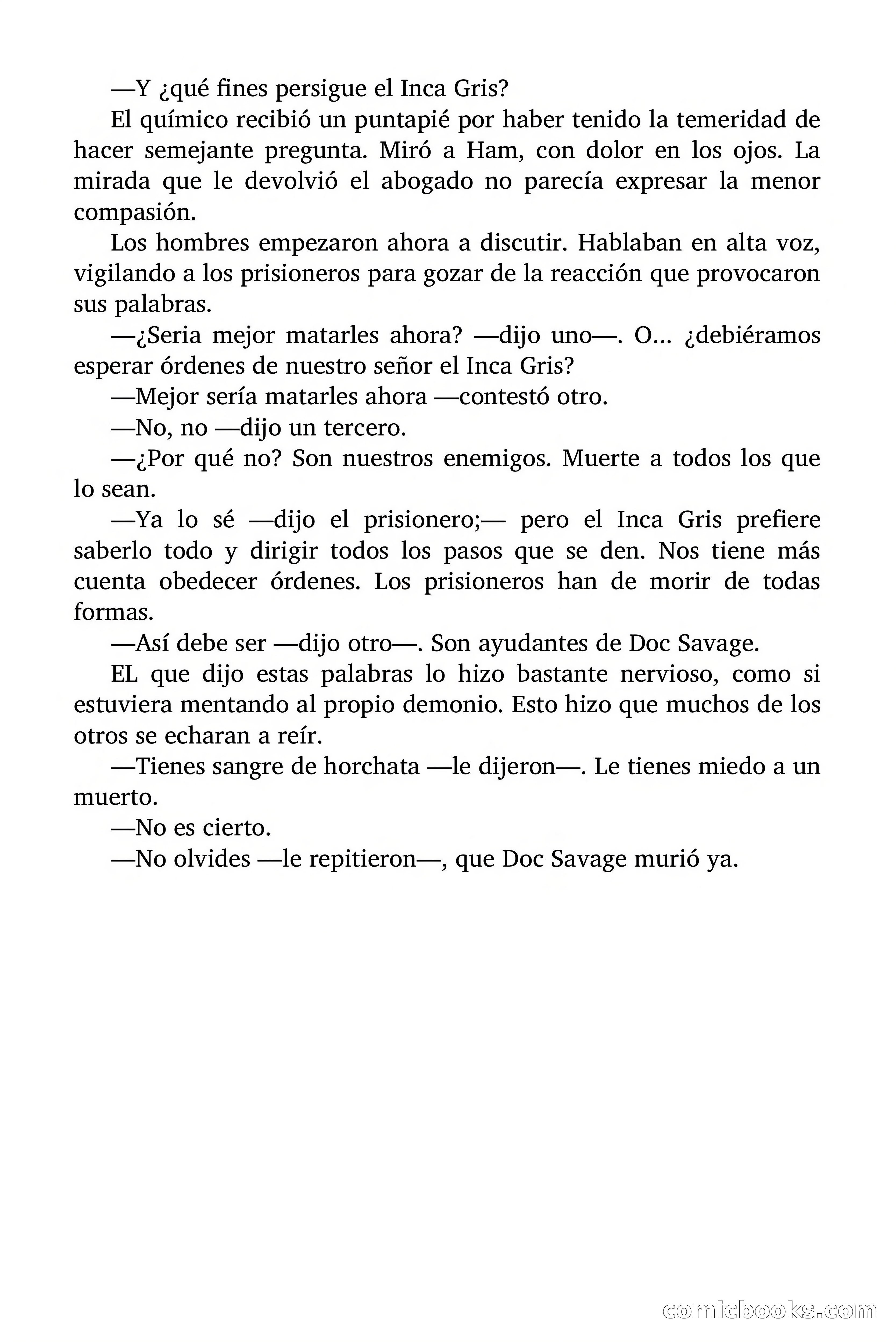 Doc Savage: El Inca Gris — page 94 of 154