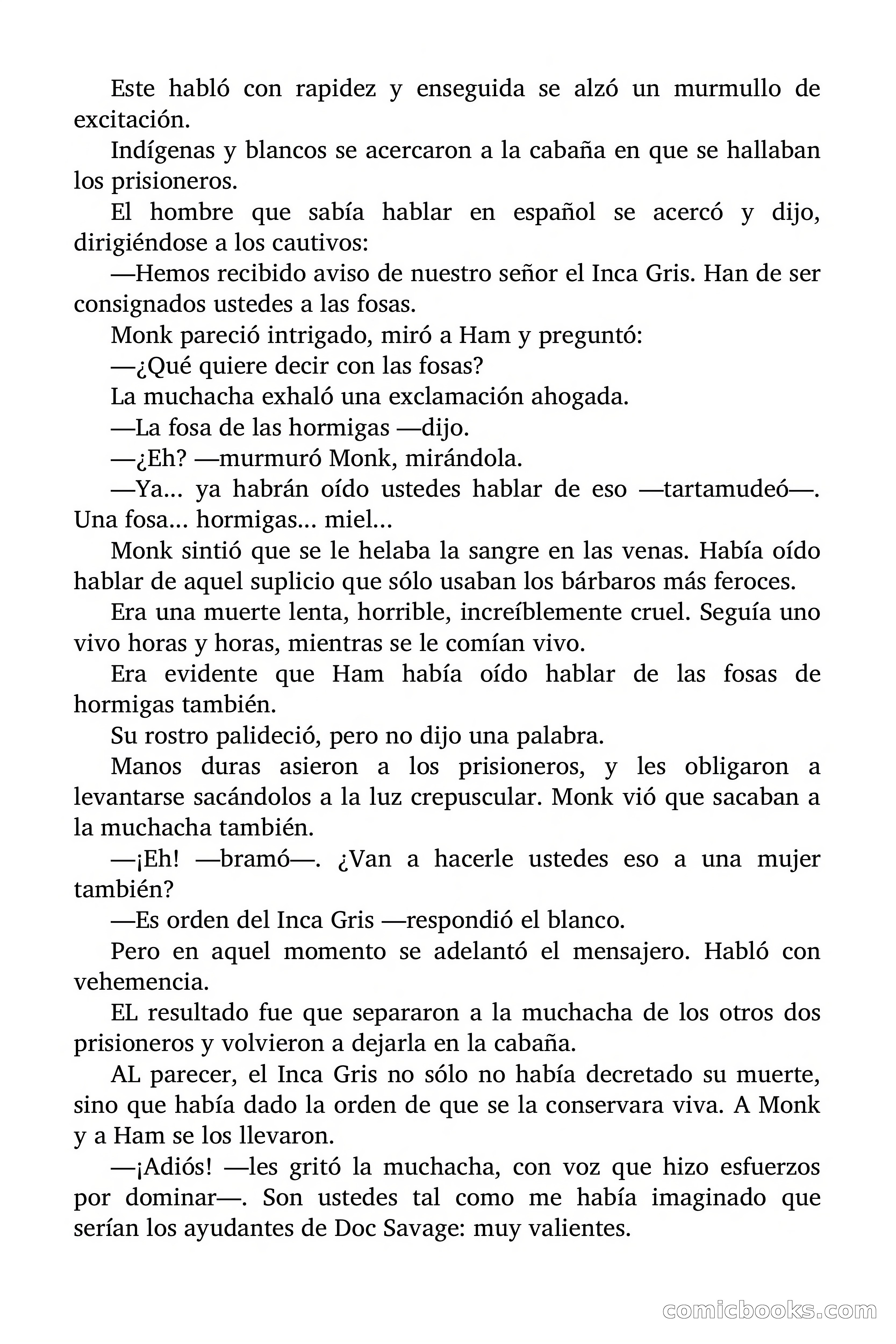 Doc Savage: El Inca Gris — page 120 of 154