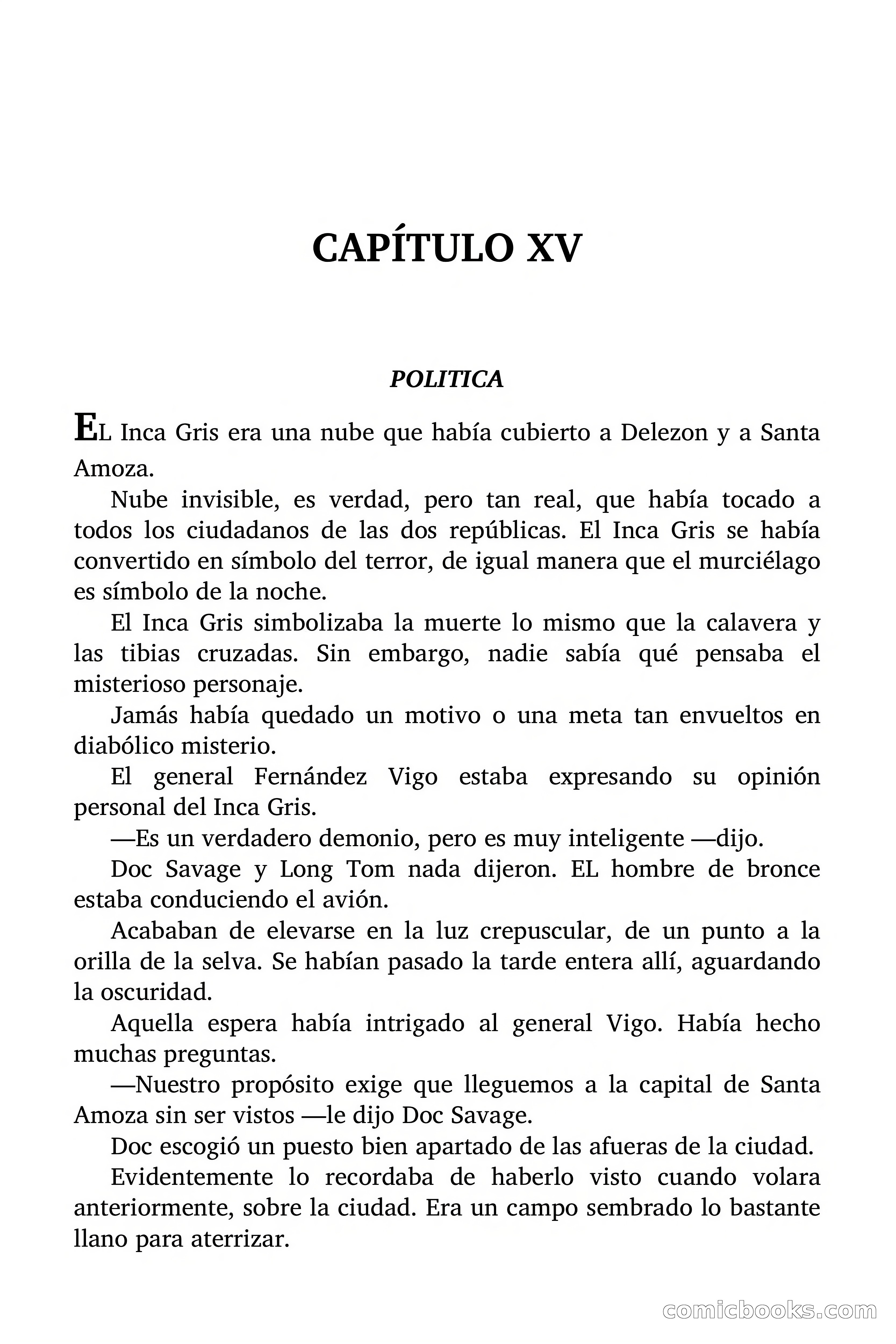 Doc Savage: El Inca Gris — page 124 of 154