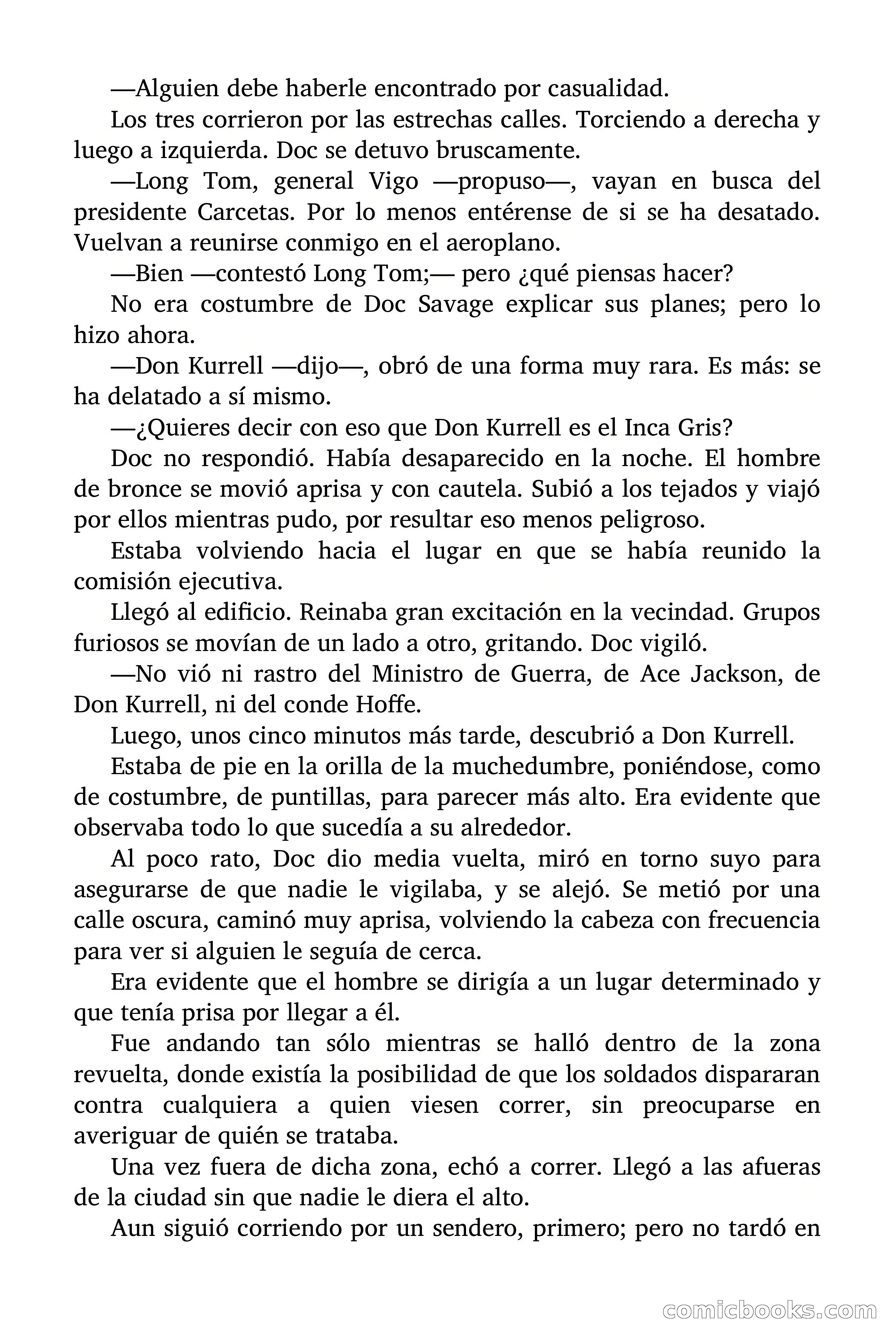 Doc Savage: El Inca Gris — page 133 of 154