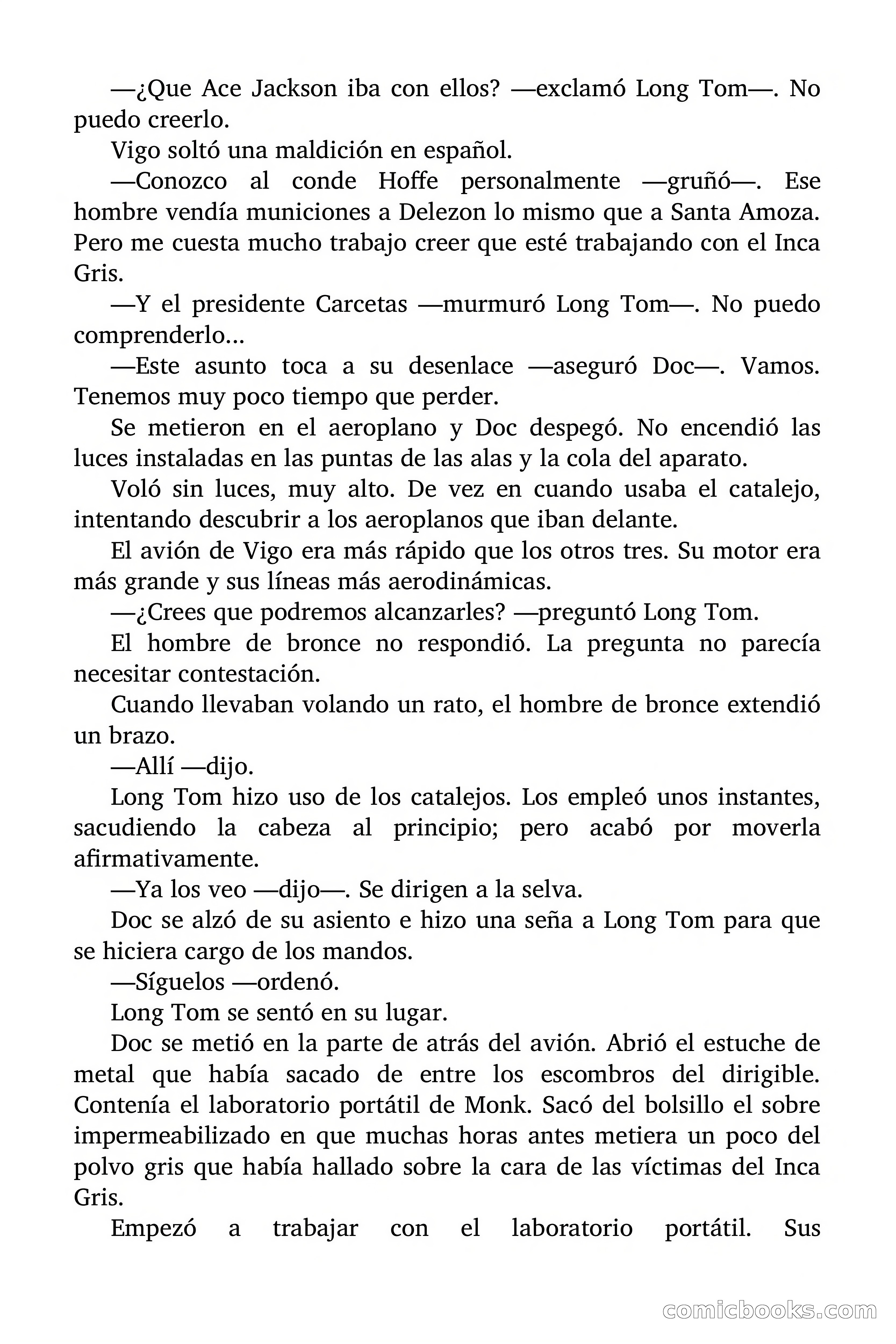 Doc Savage: El Inca Gris — page 135 of 154