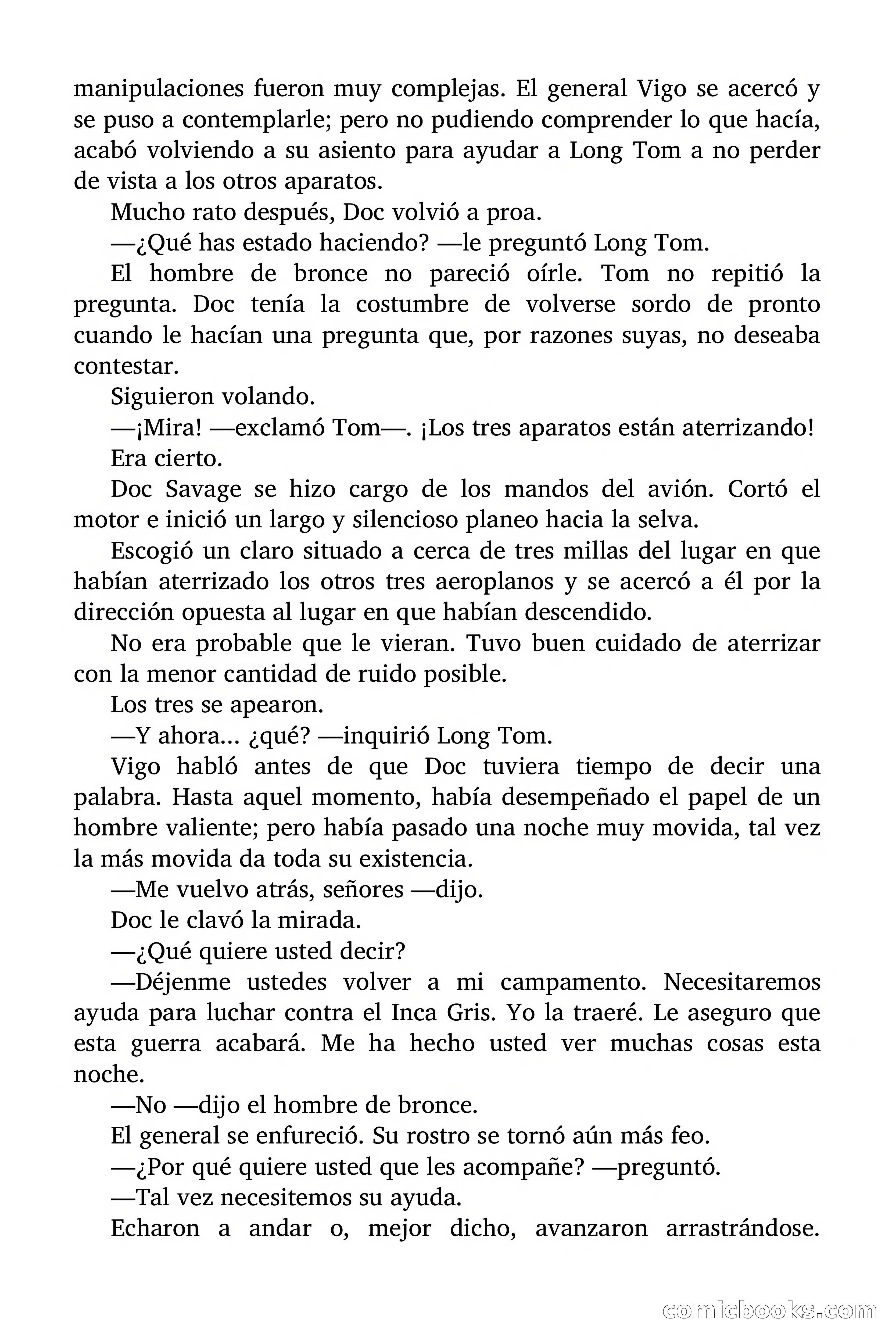 Doc Savage: El Inca Gris — page 136 of 154