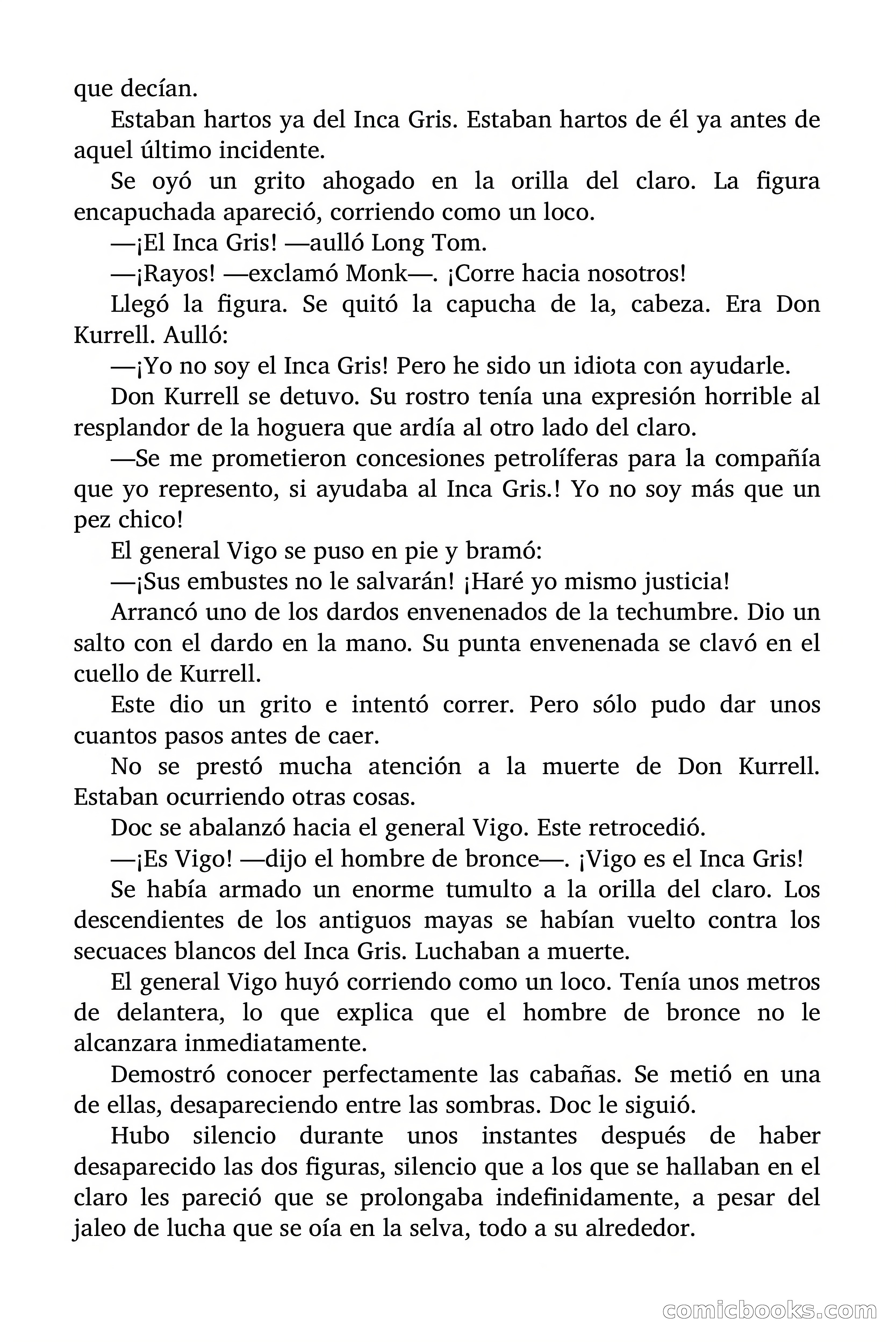 Doc Savage: El Inca Gris — page 151 of 154