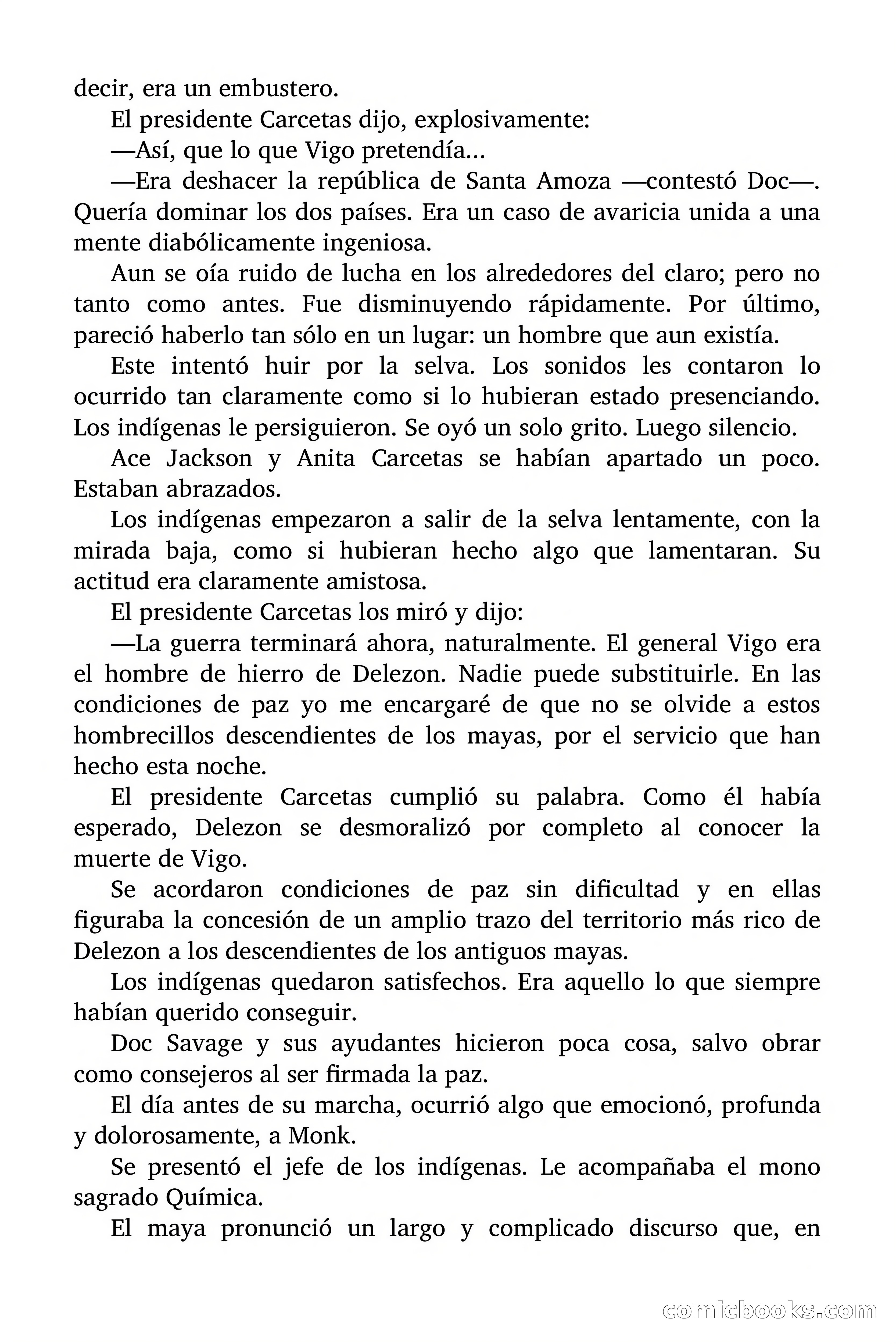 Doc Savage: El Inca Gris — page 153 of 154